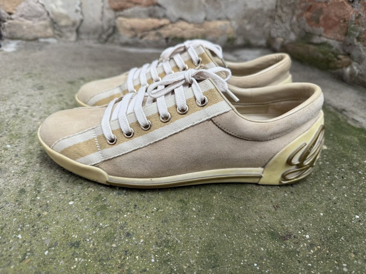 Gucci ✨Gucci✨(168038) Boulevard Script Logo Sneakers Euro-37 Size US 7 / IT 37 - 1 Thumbnail
