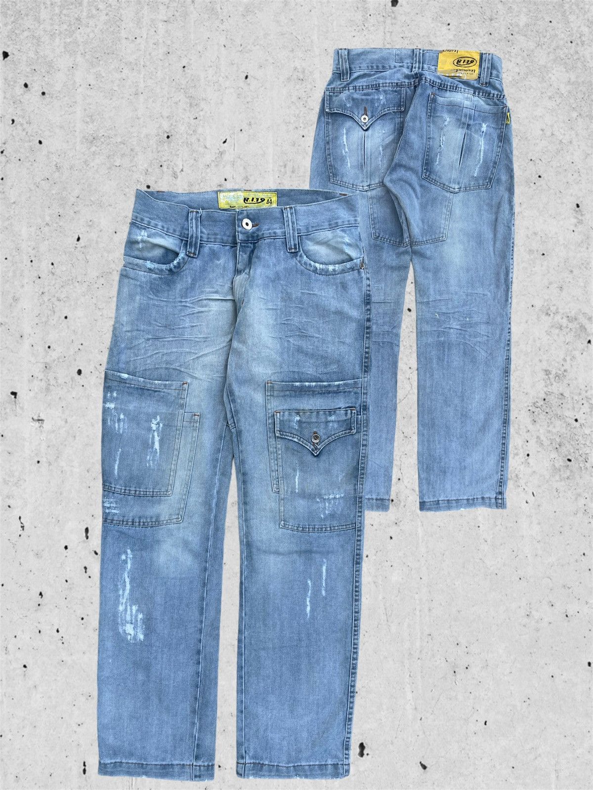 🔥 R119 Rusty Distressed Denim Streetwear W33 🔥