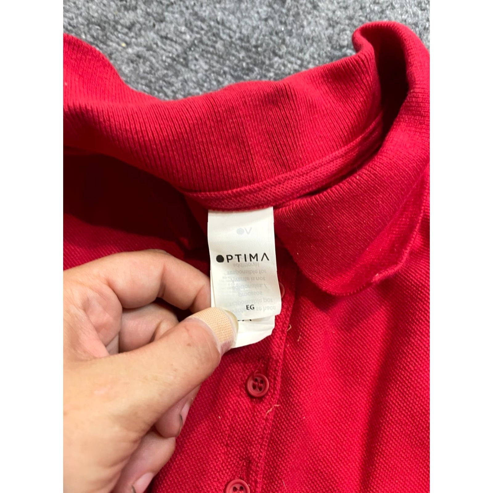 Vintage Optima Polo Shirt Mens XL Red NEW Size US XL / EU 56 / 4 - 4 Thumbnail