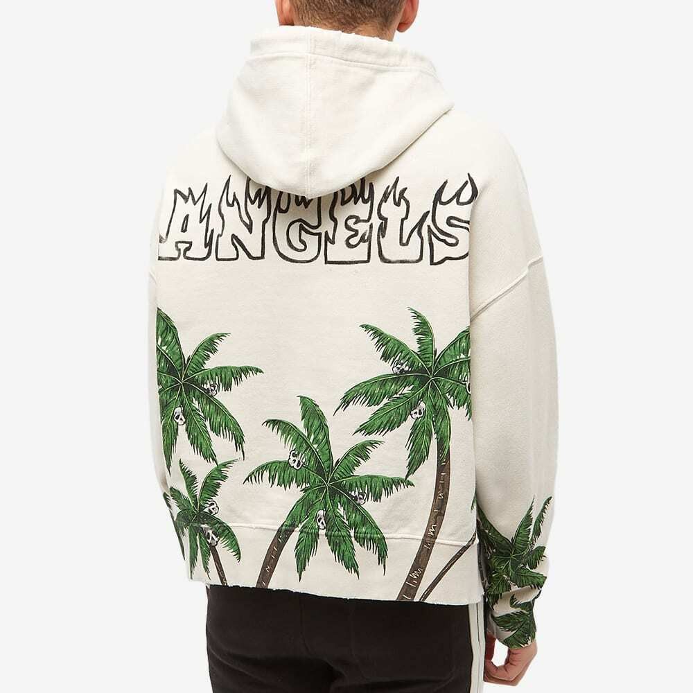 Palm Angels o1y0325 Logo Hoodie in Off White/Green Size US XS / EU 42 / 0 - 4 Thumbnail