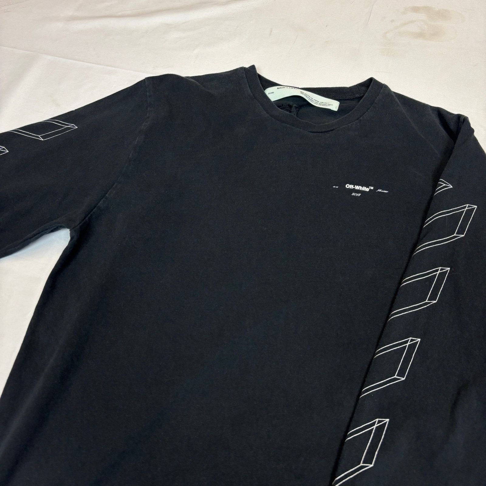 Off-White Off White 3D Stencil Arrow Long Sleeve Tee Shirt Men's XL Size US XL / EU 56 / 4 - 3 Thumbnail