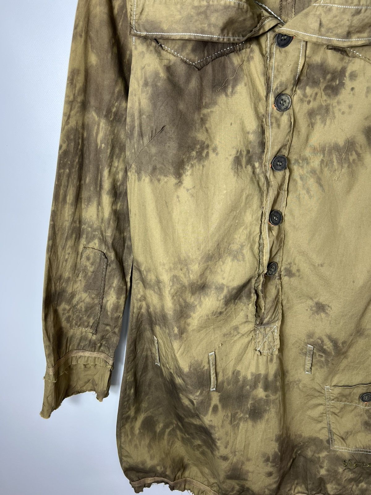 Diesel Vintage military avant garde sk8 y2k Diesel Shirt Dress Size S / US 4 / IT 40 - 4 Thumbnail