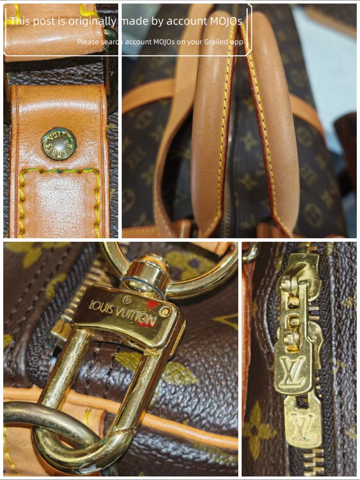 Louis Vuitton Louis Vuitton Keepall 60 Monogram Duffle Bag mojos3371 Size ONE SIZE - 3 Thumbnail