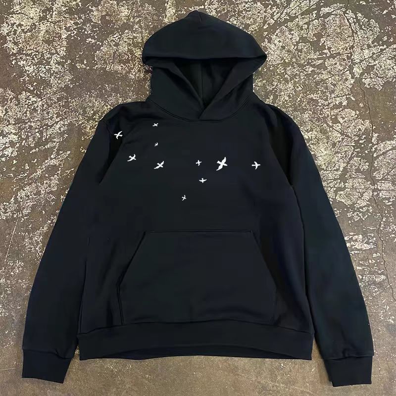 Japanese Brand × Vintage Black street retro illustration pattern loose hoodie Size US L / EU 52-54 / 3 - 2 Thumbnail
