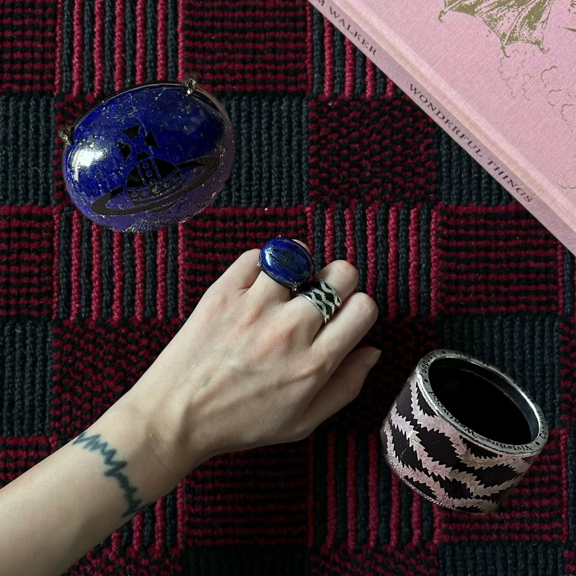 Vivienne Westwood vivienne westwood pirate pattern blue ring Size ONE SIZE - 1 Thumbnail