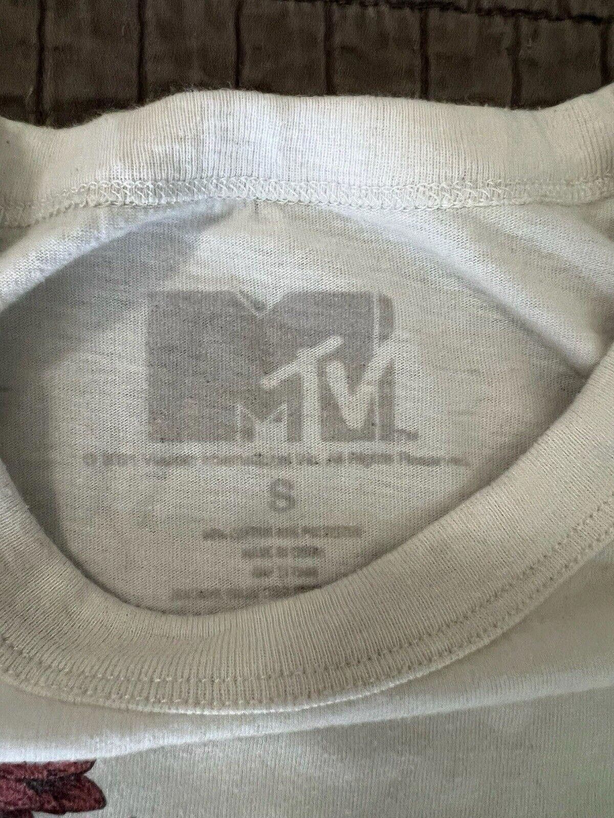 Mtv MTV Music Television T Shirt Flowers 2020 SZ SMALL Size S / US 4 / IT 40 - 2 Thumbnail
