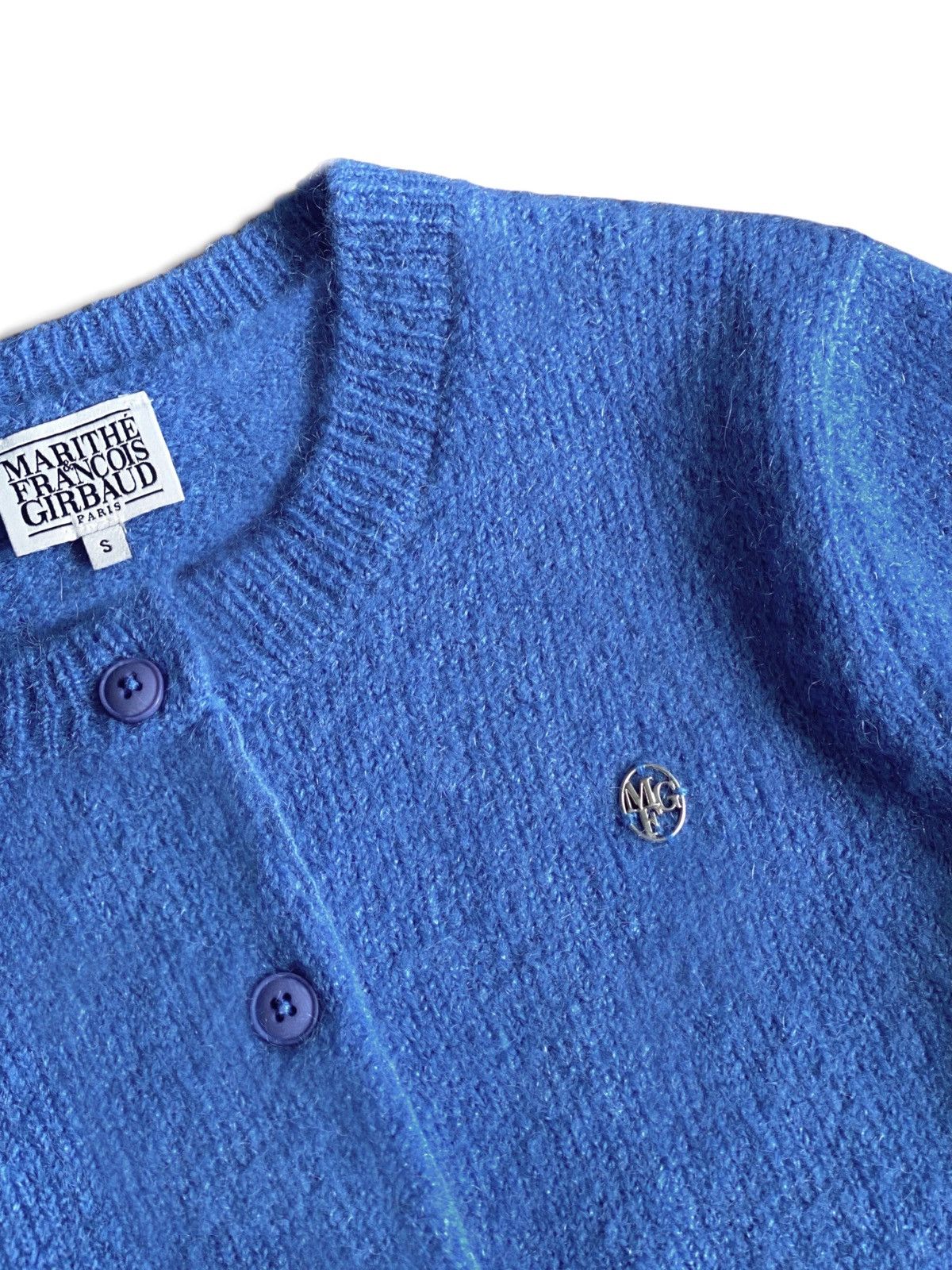 Marithe + Francois Girbaud Marithe + Francois Girbaud mohair wool blend knit crop cardi Size S / US 4 / IT 40 - 5 Thumbnail