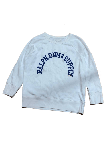 Denim & Supply Ralph Lauren Big Y2K Logo Sweater Size L