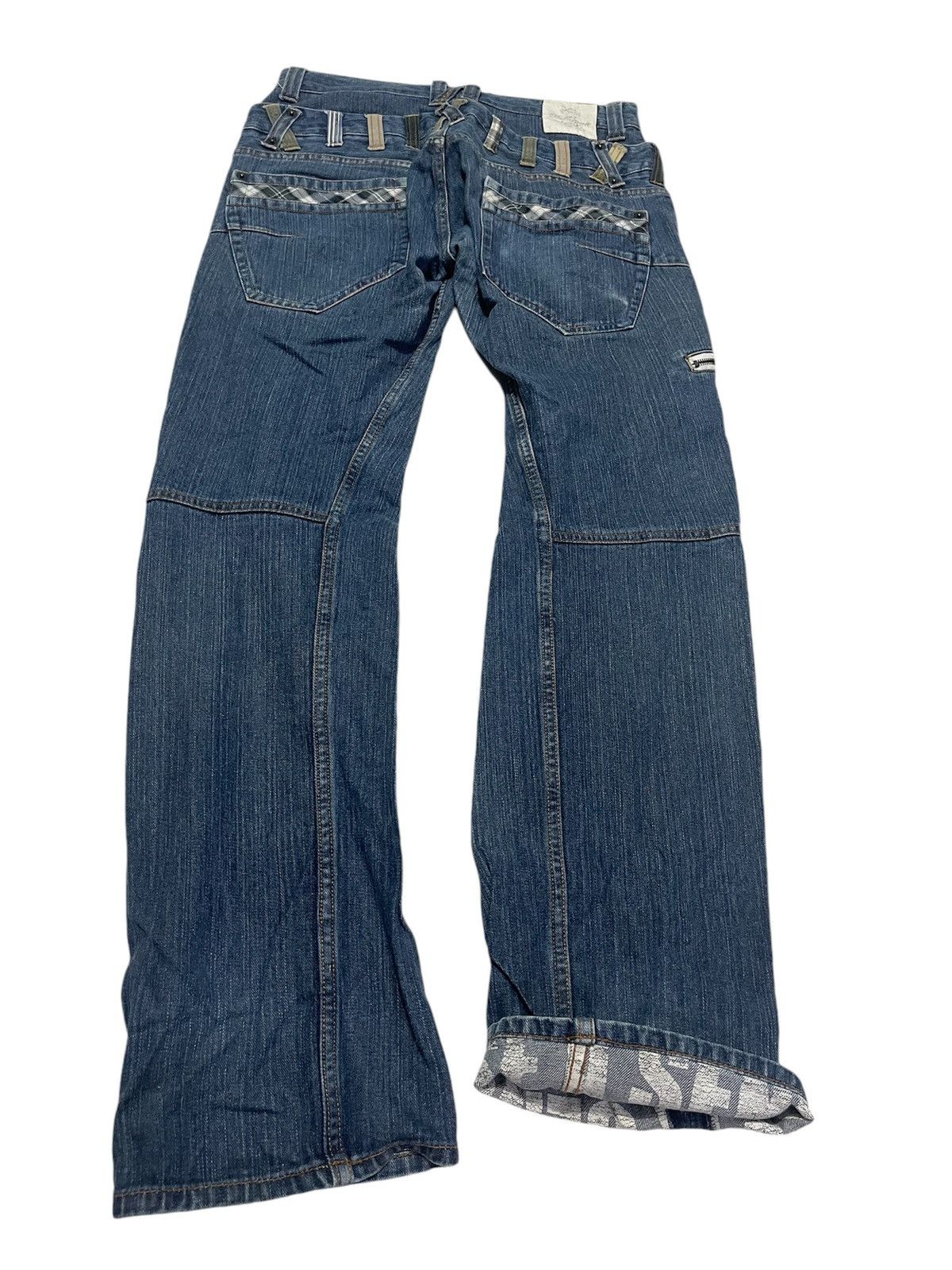 Designer Dominate Handcrafted Jeans Custom Designer Size US 31 - 2 Thumbnail