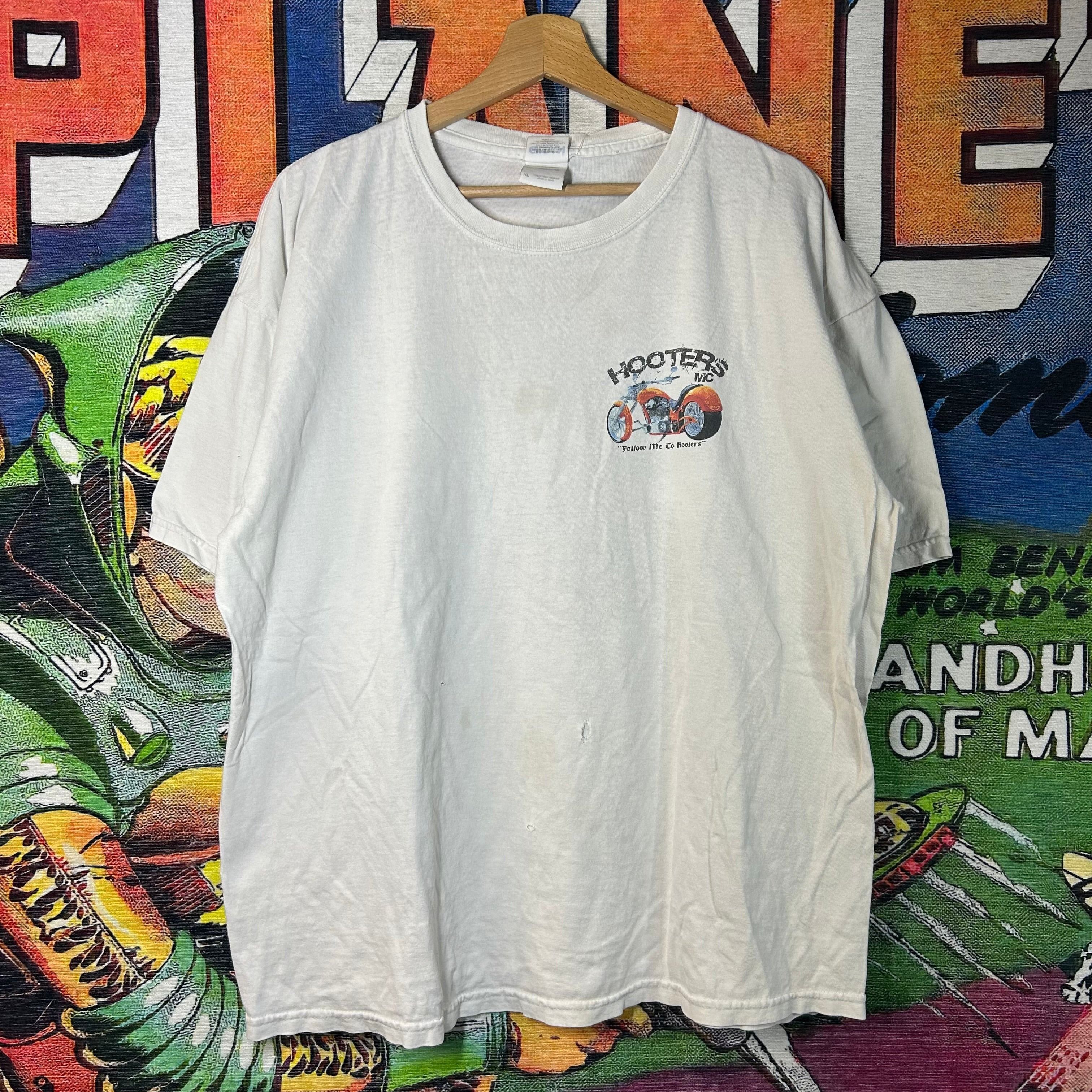 Vintage Y2K Hooters Motorcycle Tee Size XL Size US XL / EU 56 / 4 - 2 Thumbnail