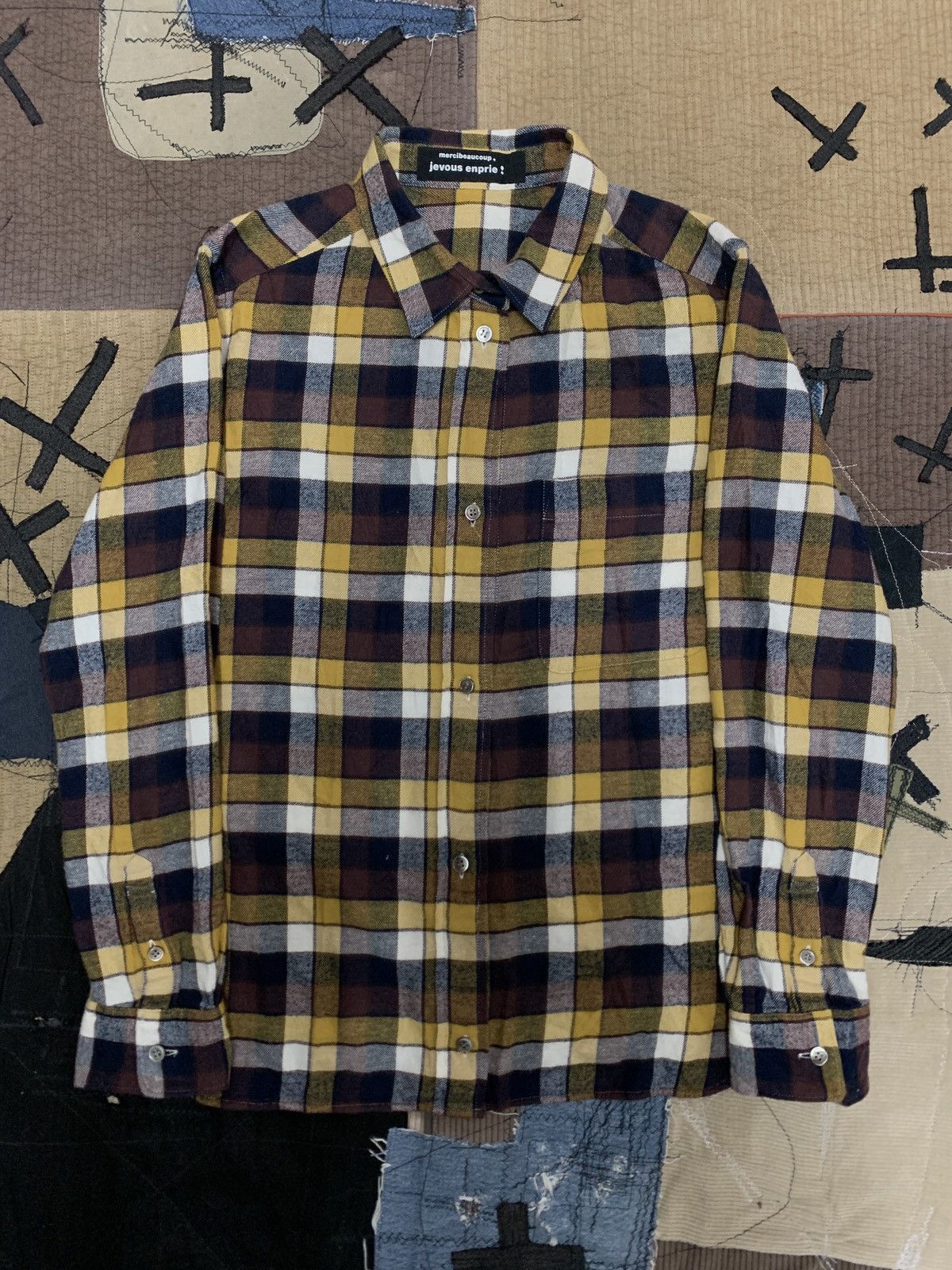 Issey Miyake Mercibeaucoup by Issey Miyake Flannel Button Up Size US S / EU 44-46 / 1 - 1 Thumbnail