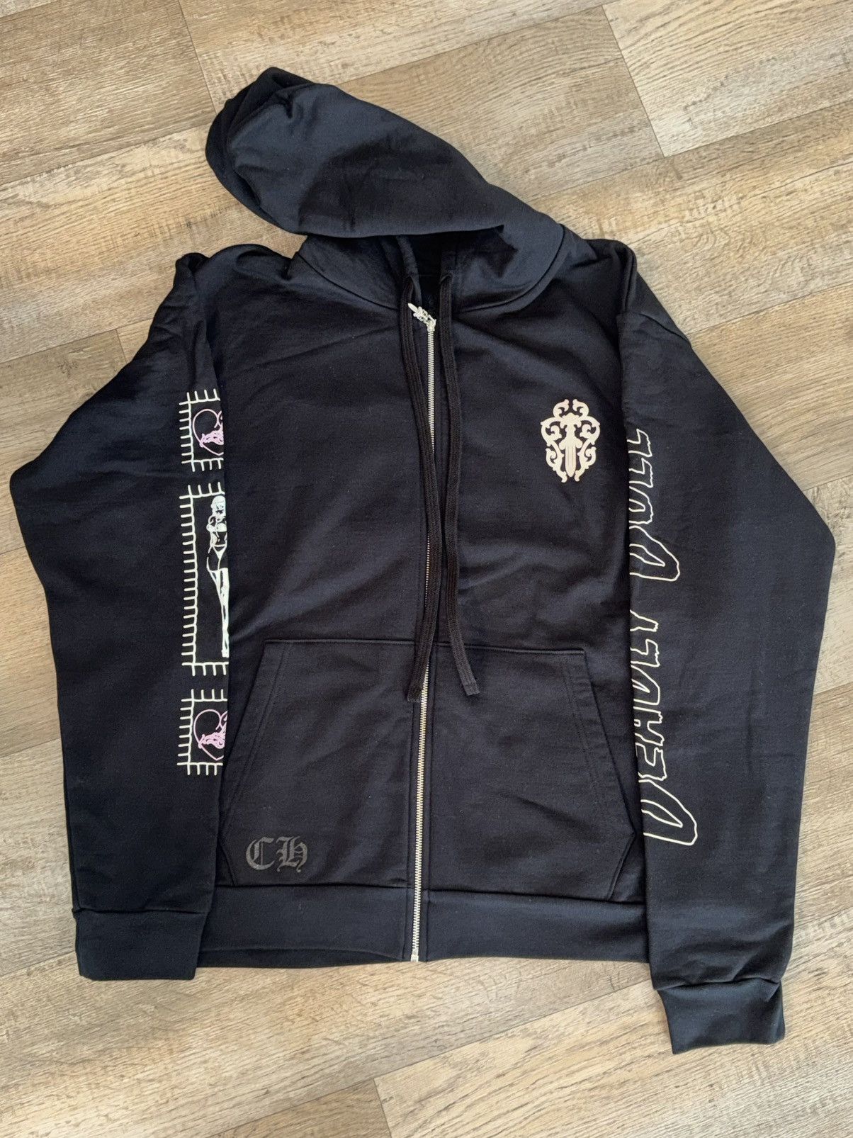 Chrome Hearts × Deadly Doll CHROME HEARTS DEADLY DOLL HOODIE Size US XL / EU 56 / 4 - 1 Thumbnail