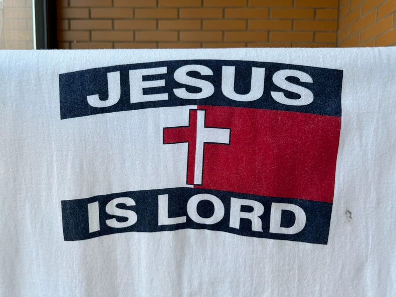 Vintage Vintage T-shirt 90s Jesus is Lord 2505-Nextarrow Size US XL / EU 56 / 4 - 4 Thumbnail