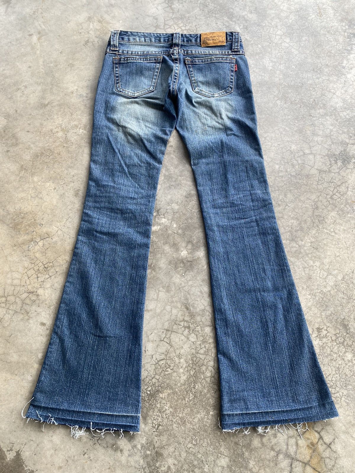 Hysteric Glamour × Japanese Brand Flare Jeans Japanese Ana Kerry Stretch Denim Low Rise Size 29" - 11 Thumbnail
