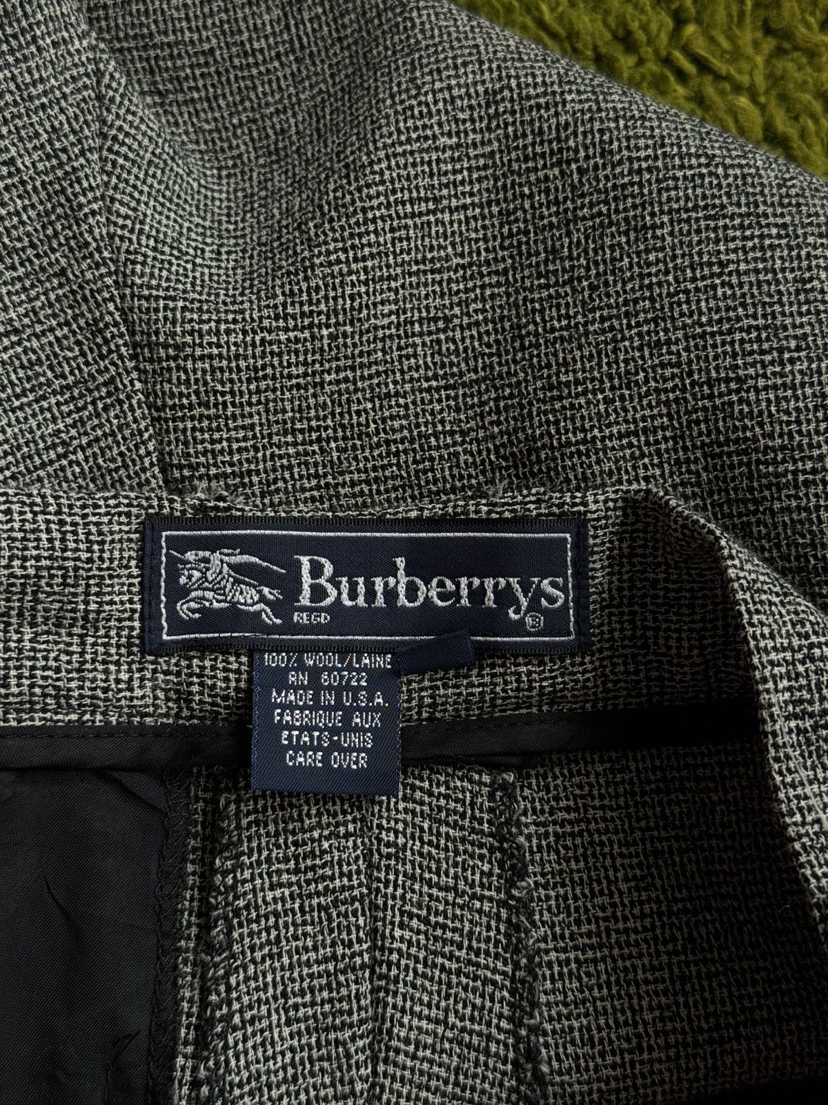 Burberry Burberry 1990s vintage wide leg palazzo wool pants Size 27" / US 4 / IT 40 - 5 Thumbnail