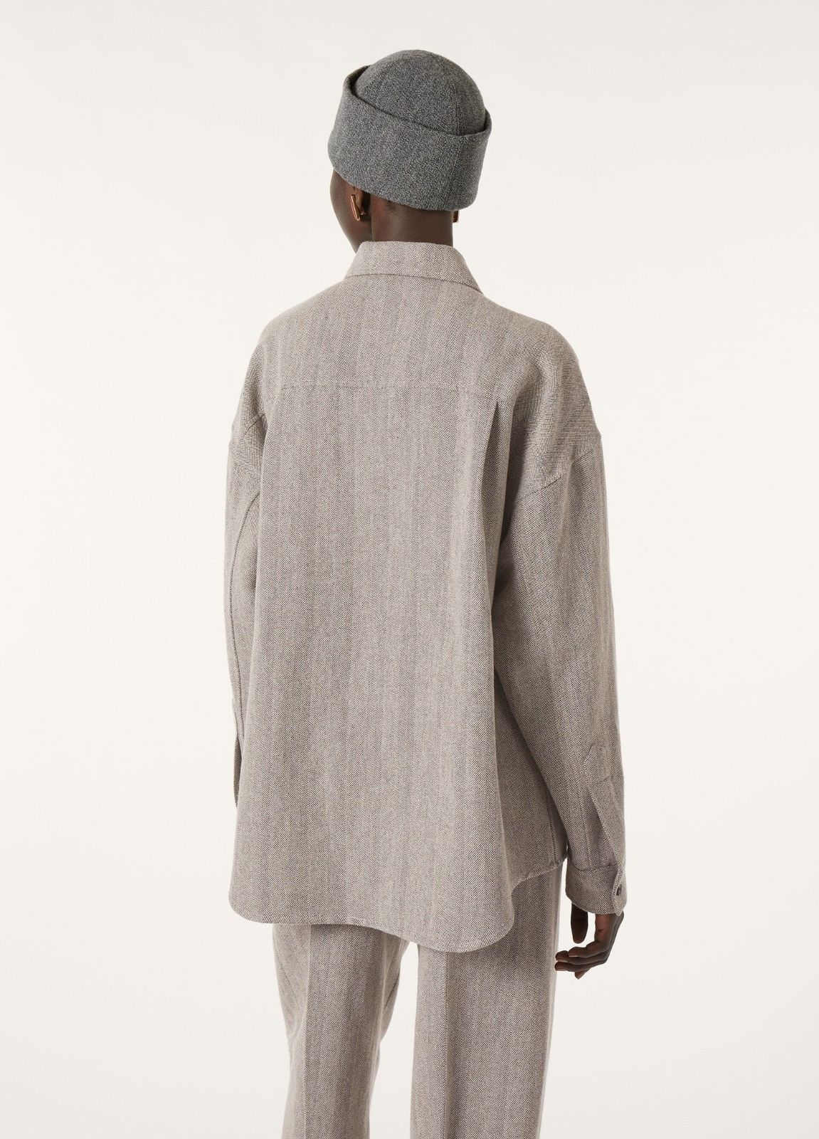 Loro Piana o1srvl11e0526 FAP3675 Darby Overshirt in Grey Size L / US 10 / IT 46 - 8 Thumbnail