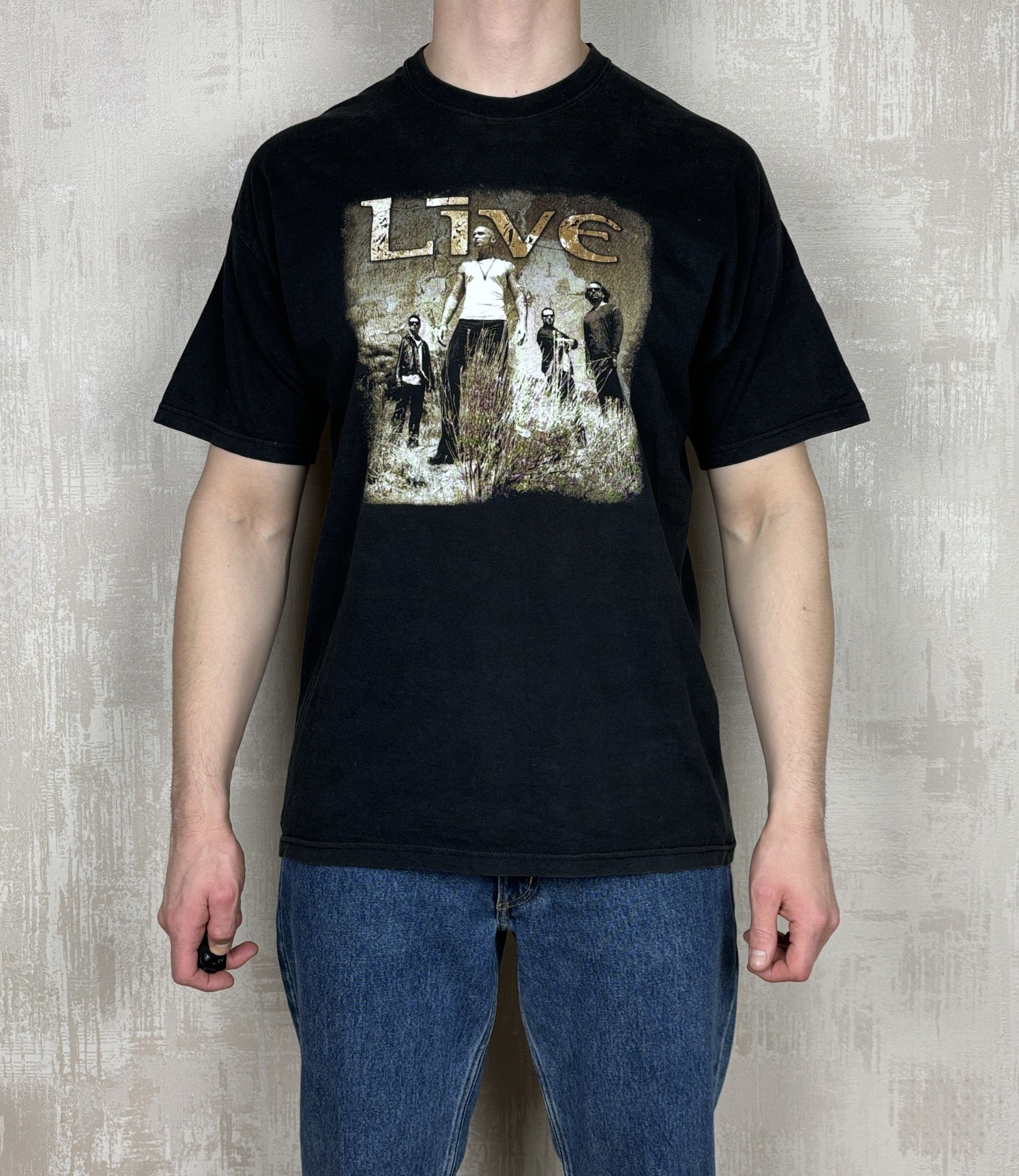 Band Tees × Vintage Live Band Black Mountain White Light 2006 World Tour Vintage Size US XL / EU 56 / 4 - 1 Thumbnail