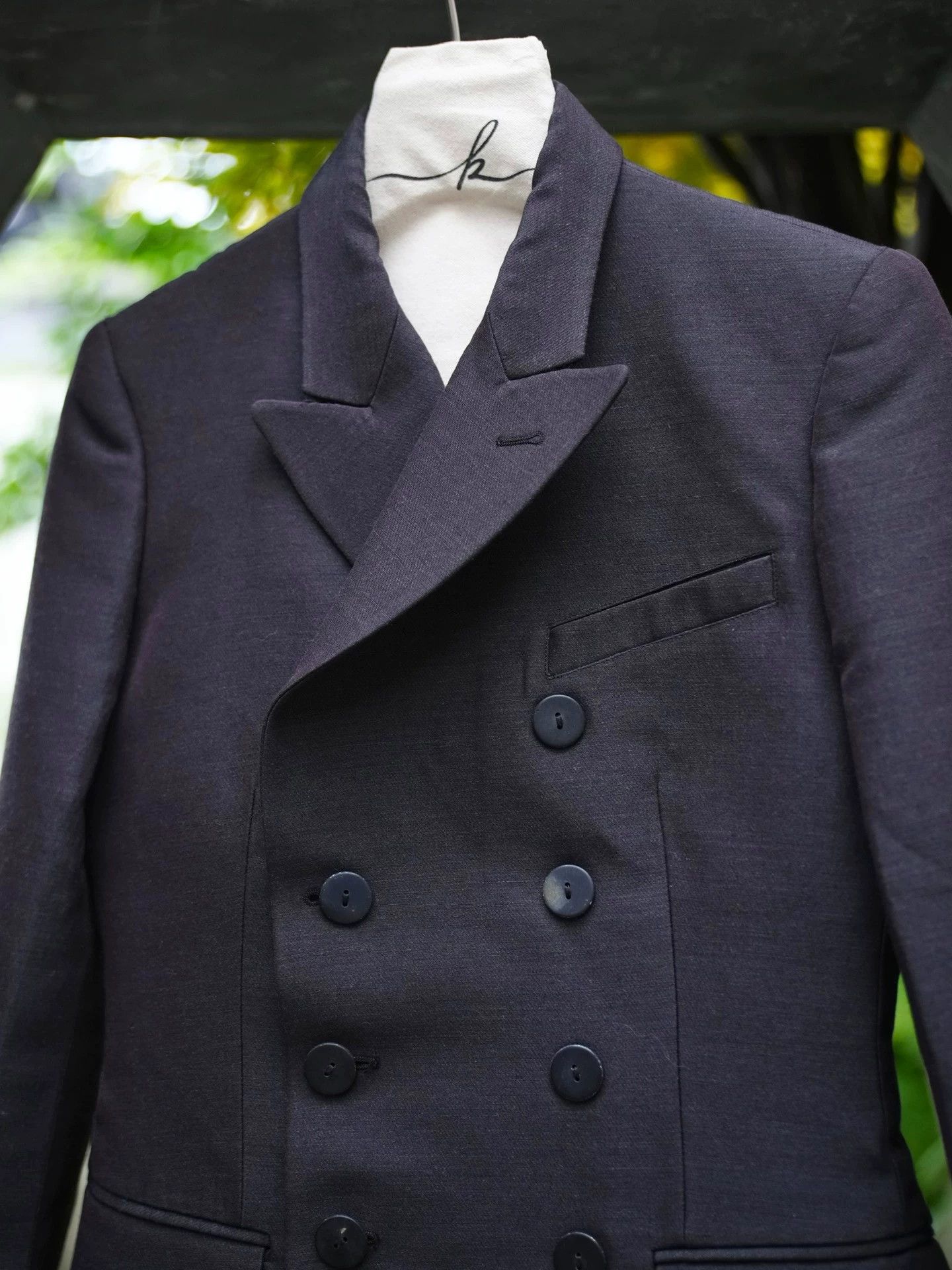 Jean Paul Gaultier JPG Wool Blend Iridescent Plum Reversible Blazer Italian S Size US S / EU 44-46 / 1 - 2 Thumbnail
