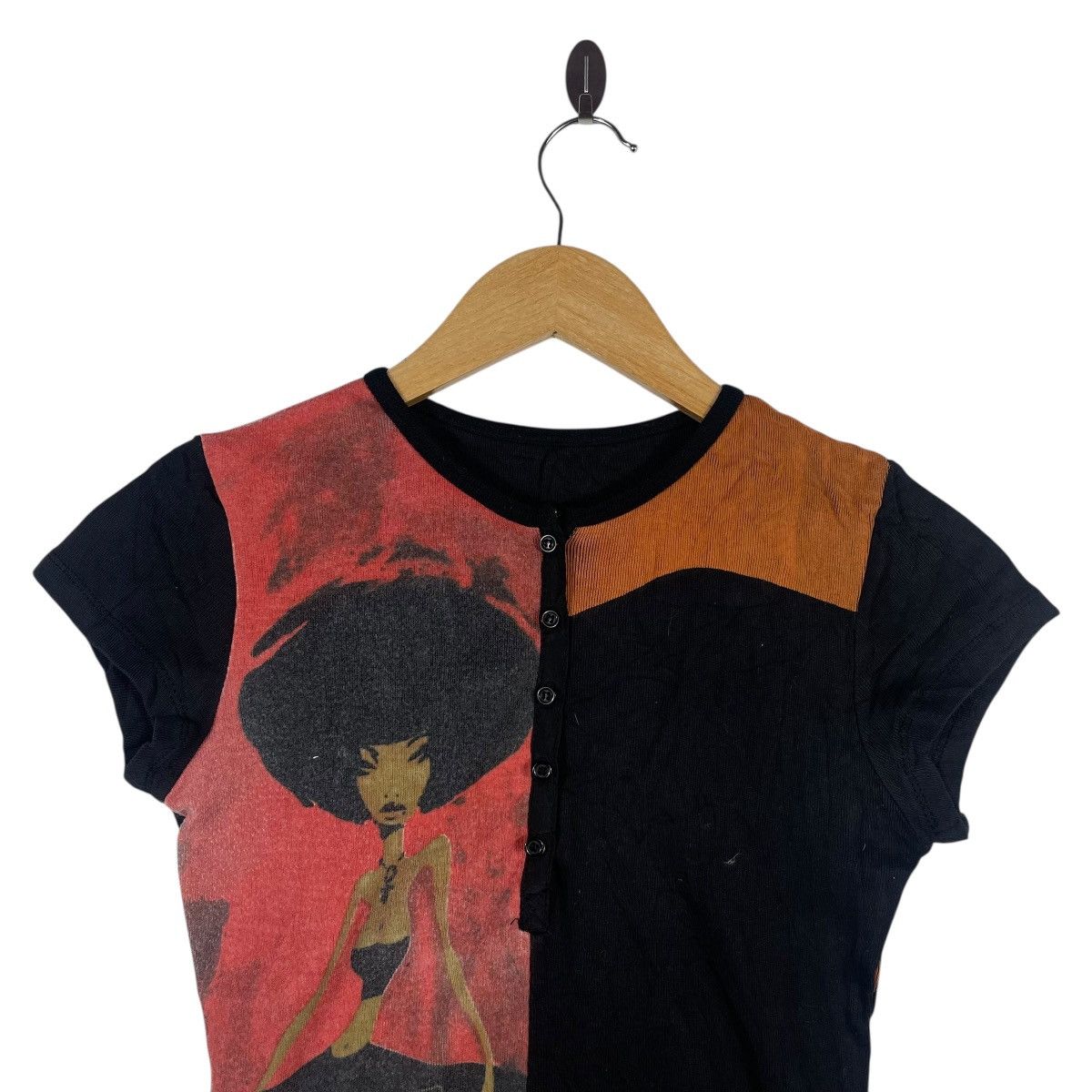 Vintage SXY’s Jupe Nathalie Graphic Top | Hollywood Dream Bubble Size XS / US 0-2 / IT 36-38 - 2 Thumbnail