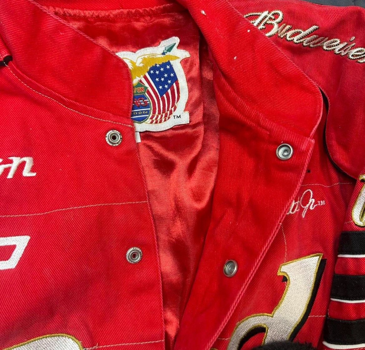 NASCAR Vintage Budweiser NASCAR Racing Jacket m Size US M / EU 48-50 / 2 - 6 Thumbnail