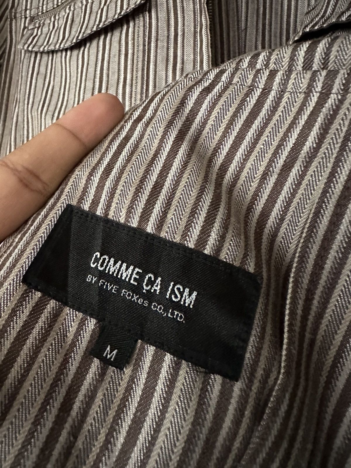 Comme Ca Ism Vintage Comme Ca Ism Wool Striped Detroit Jacket Size US M / EU 48-50 / 2 - 9 Thumbnail