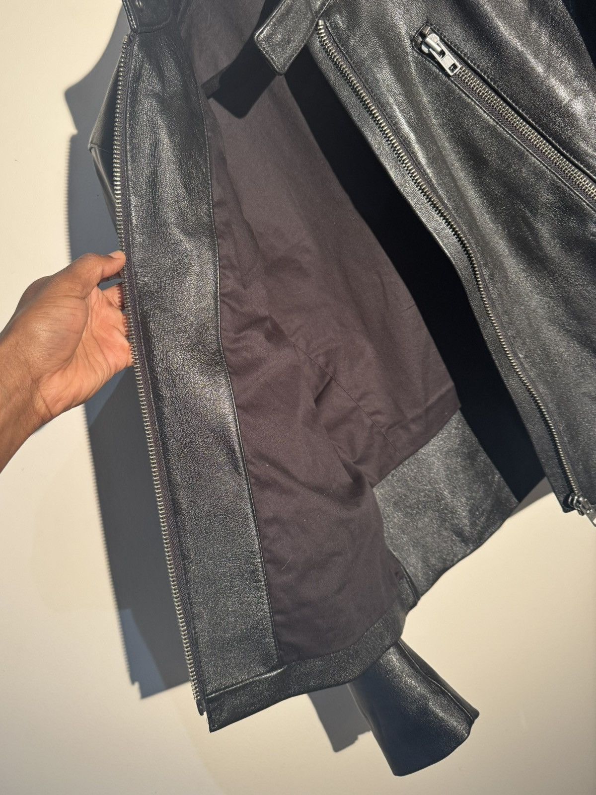 Maison Margiela Maison Martin Margiela Archival 5-Zip Leather Jacket (AW07) Size US M / EU 48-50 / 2 - 7 Thumbnail