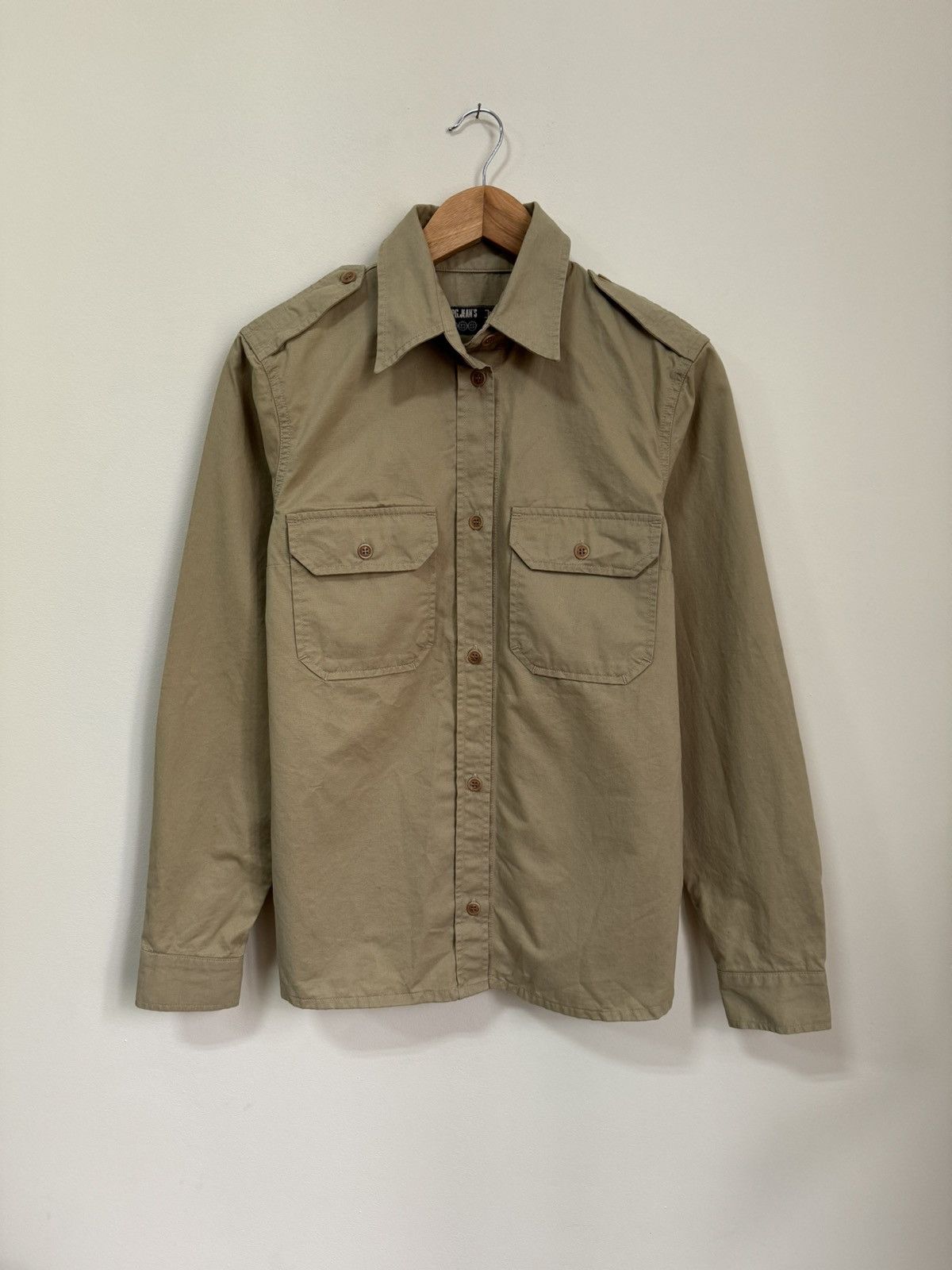 Jean Paul Gaultier × Vintage Jean Paul Gaultier JPG 90s military style denim shirt Size M / US 6-8 / IT 42-44 - 7 Thumbnail
