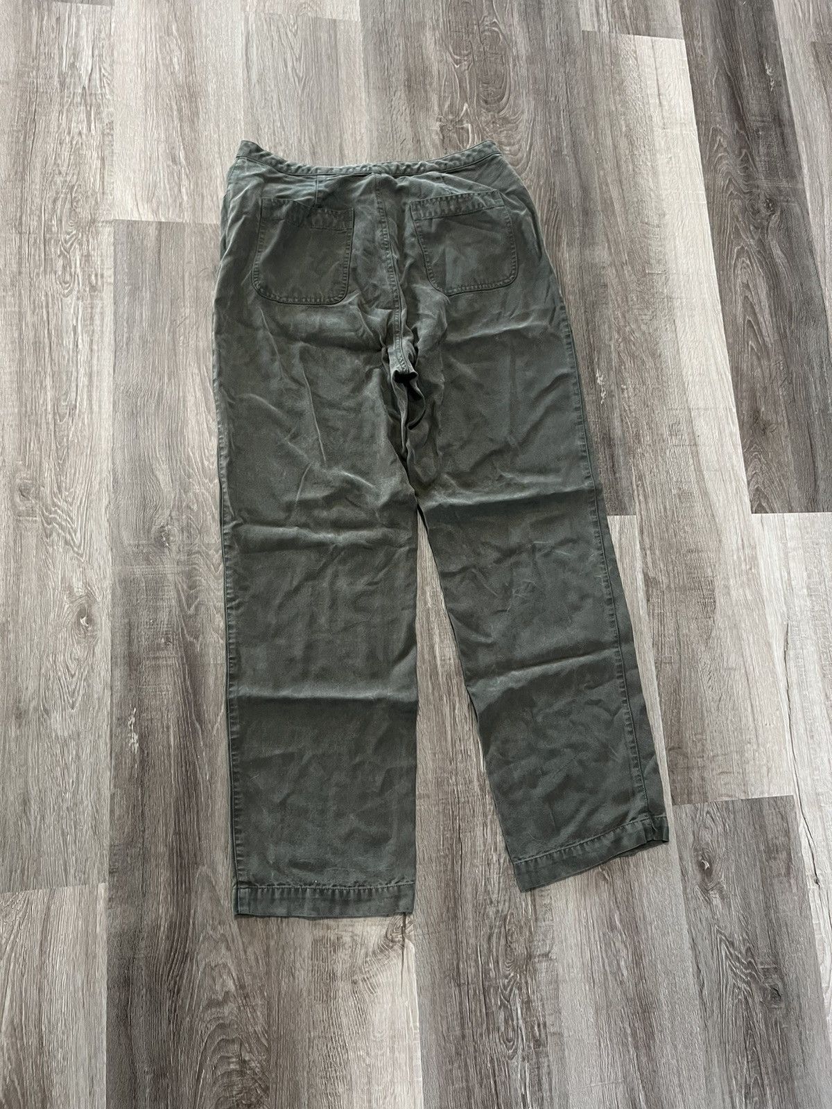Vintage SOblue Sigrid Olsen Vintage Women’s linen light canvas pants Size 34" / US 12 / IT 48 - 4 Thumbnail