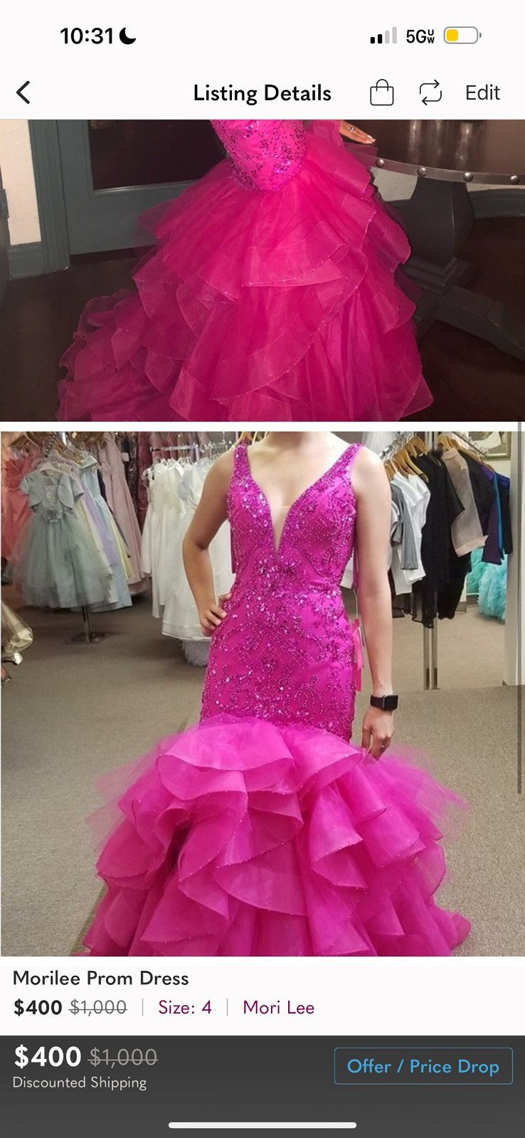 Other Morilee Formal Dress Size S / US 4 / IT 40 - 2 Thumbnail