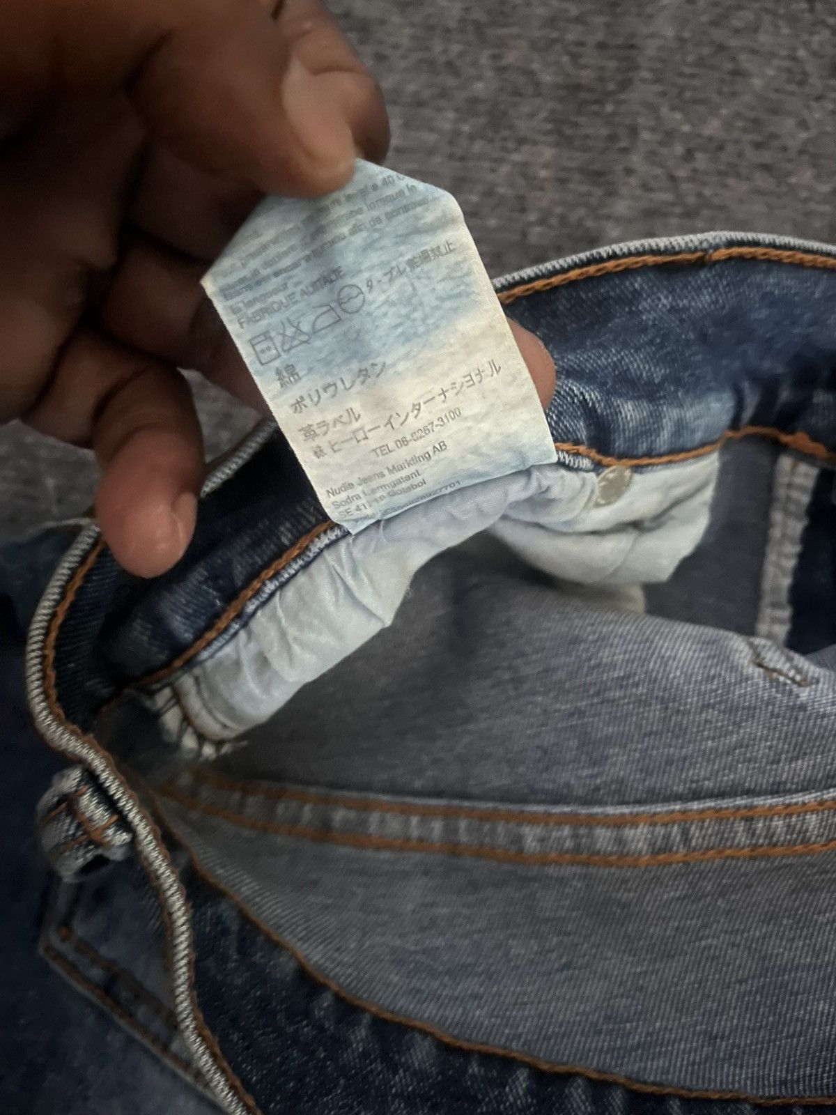 Nudie Jeans Nudie Jeans Co. Washed Indigo Denim Size US 34 / EU 50 - 8 Thumbnail
