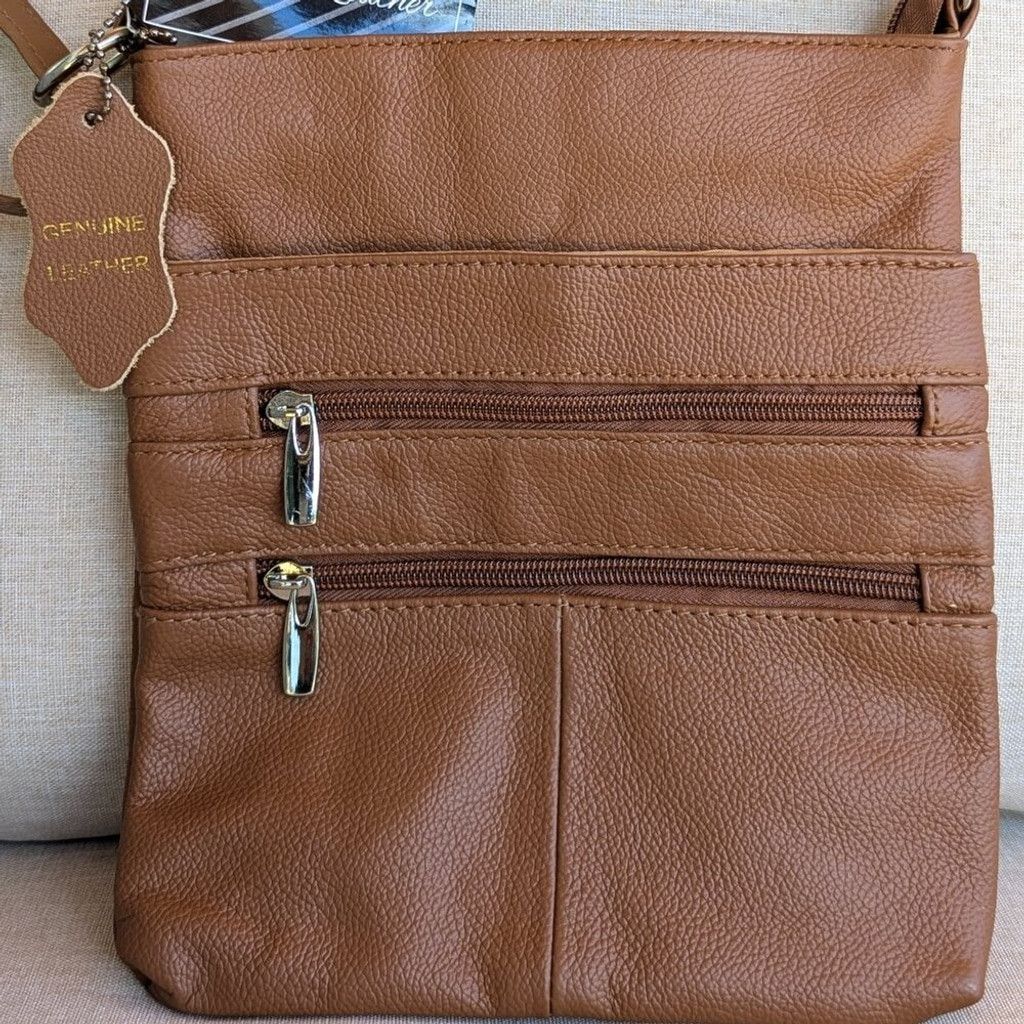 Designer ROMA LEATHERS Mini Body Five Compartments Purse Bag (RM011) Size ONE SIZE - 1 Thumbnail