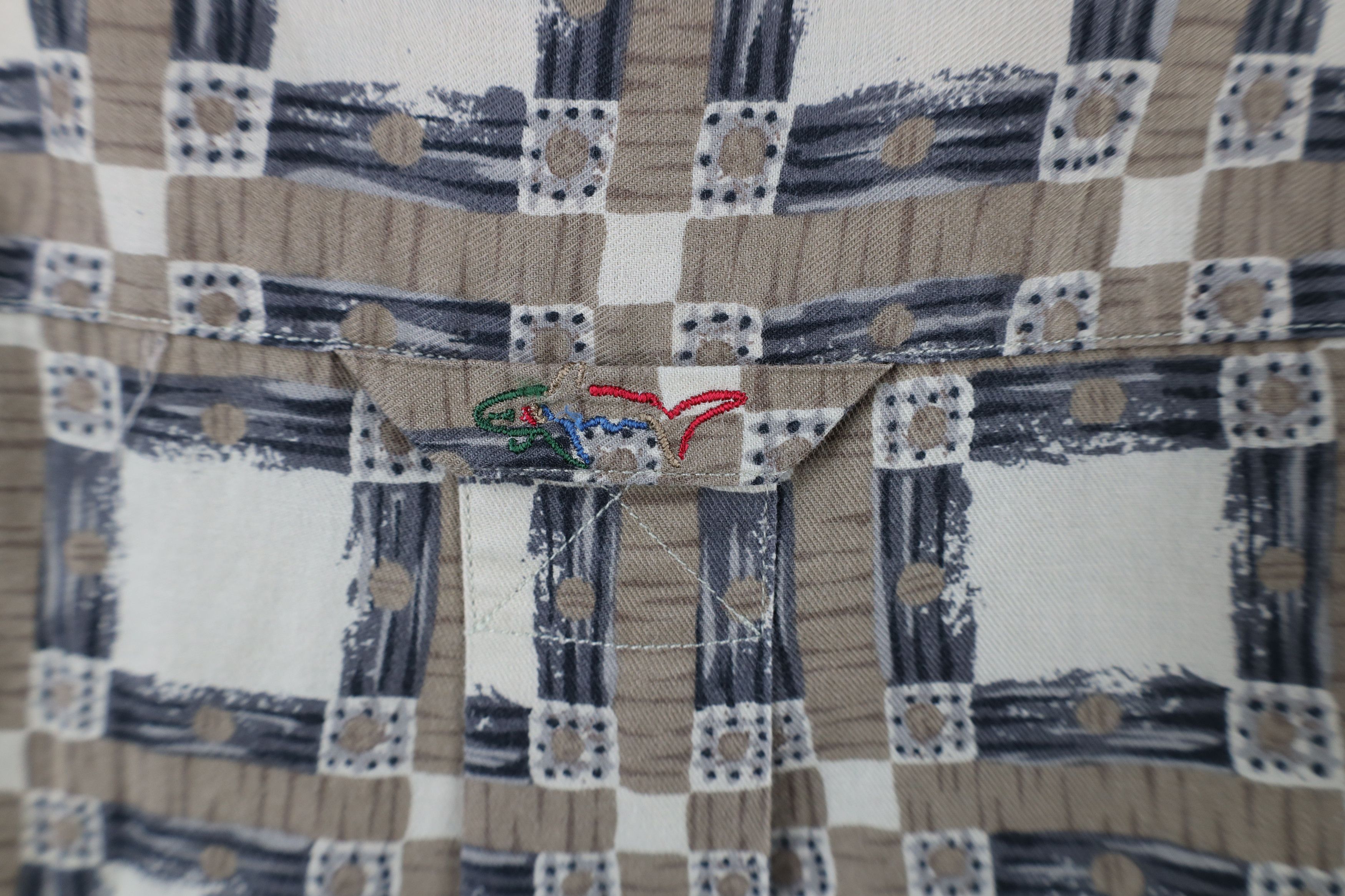 Vintage Vintage 90s Streetwear Baggy Fit Checkered Golf Polo Shirt Size US L / EU 52-54 / 3 - 8 Thumbnail