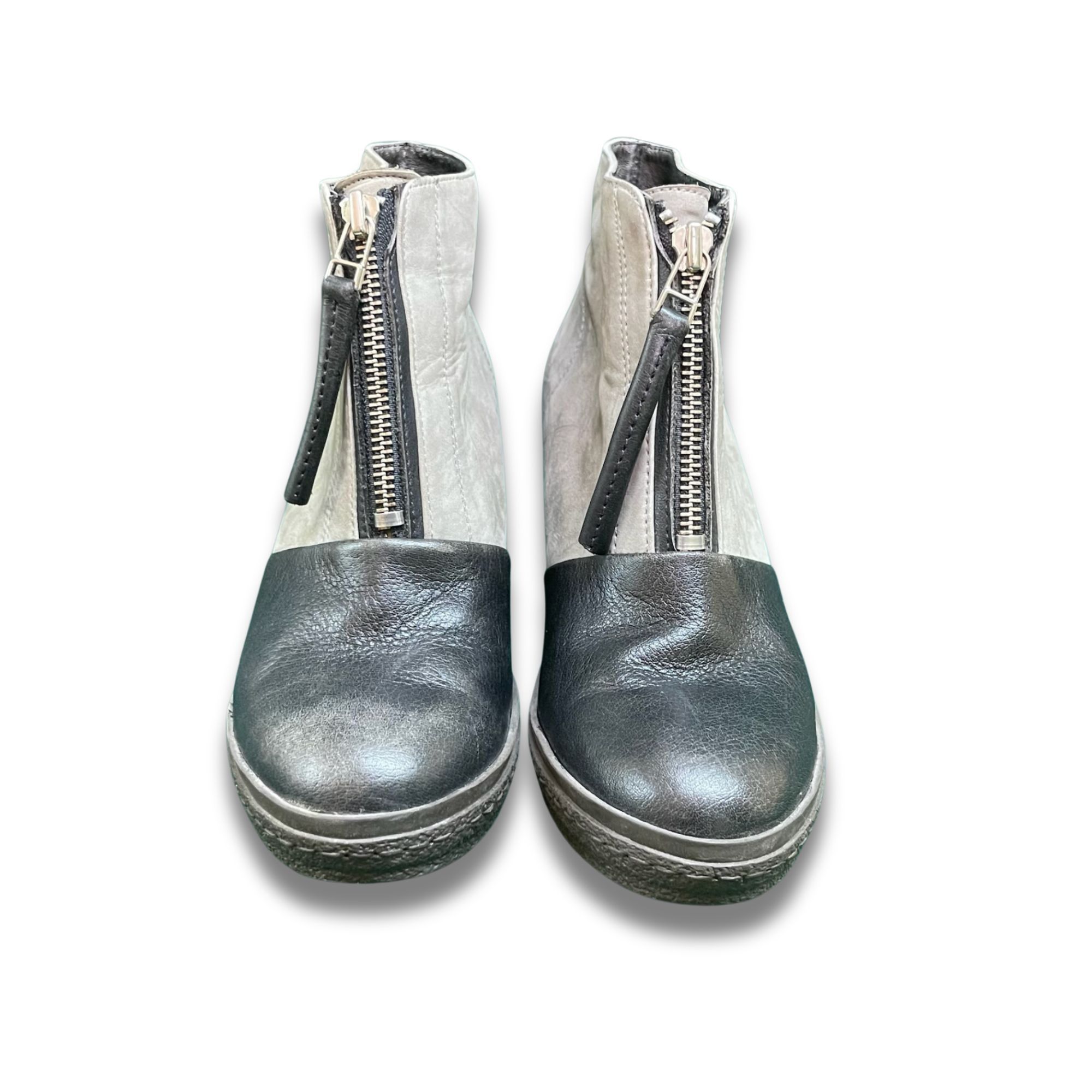 Other Daniella Lehavi Multi-Colored Leather Double-Zip Ankle Boots Size US 6.5 / IT 36.5 - 2 Thumbnail