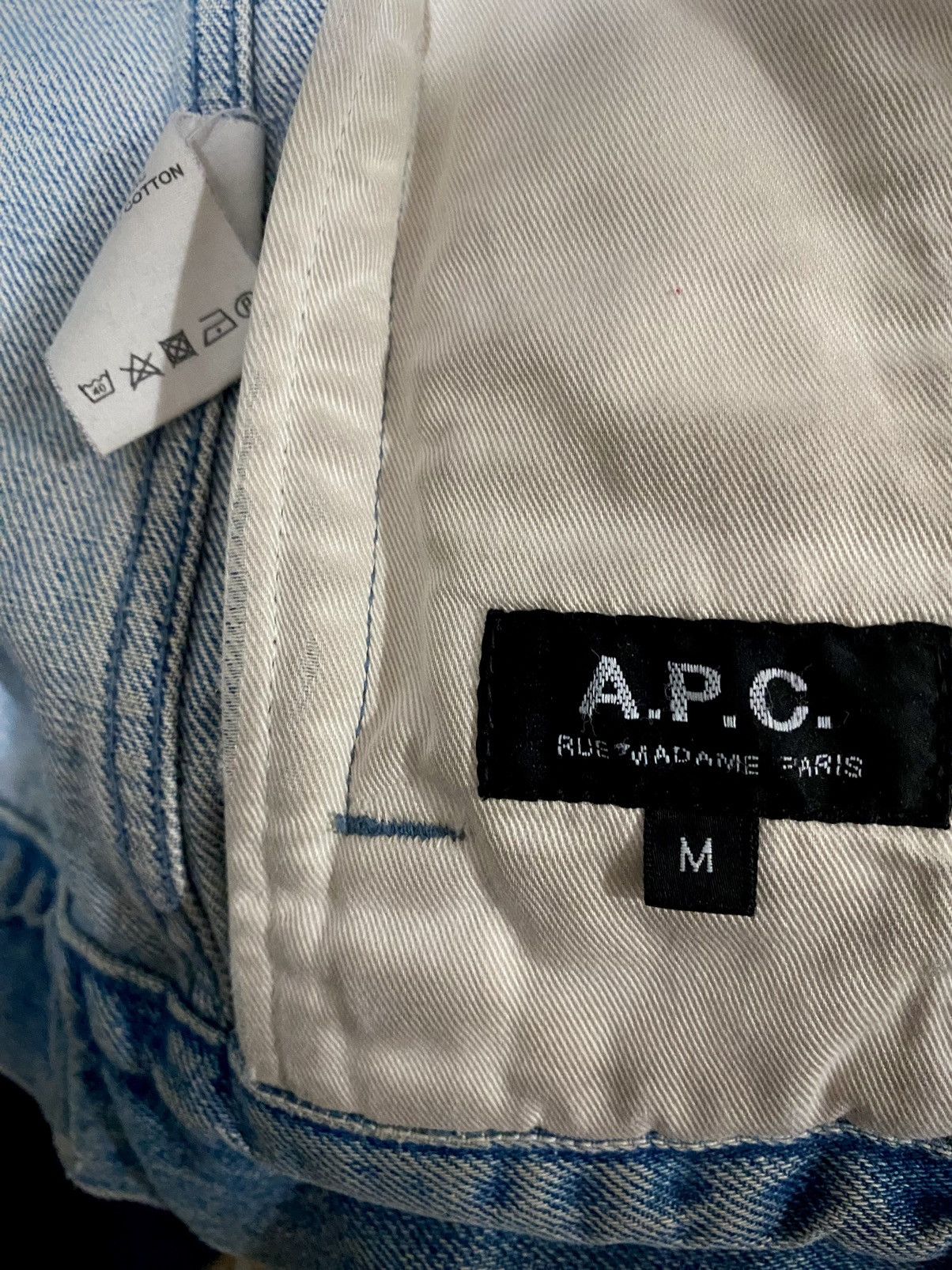 A.P.C. A.P.C. rue madame paris light denim jacket Size US M / EU 48-50 / 2 - 2 Thumbnail