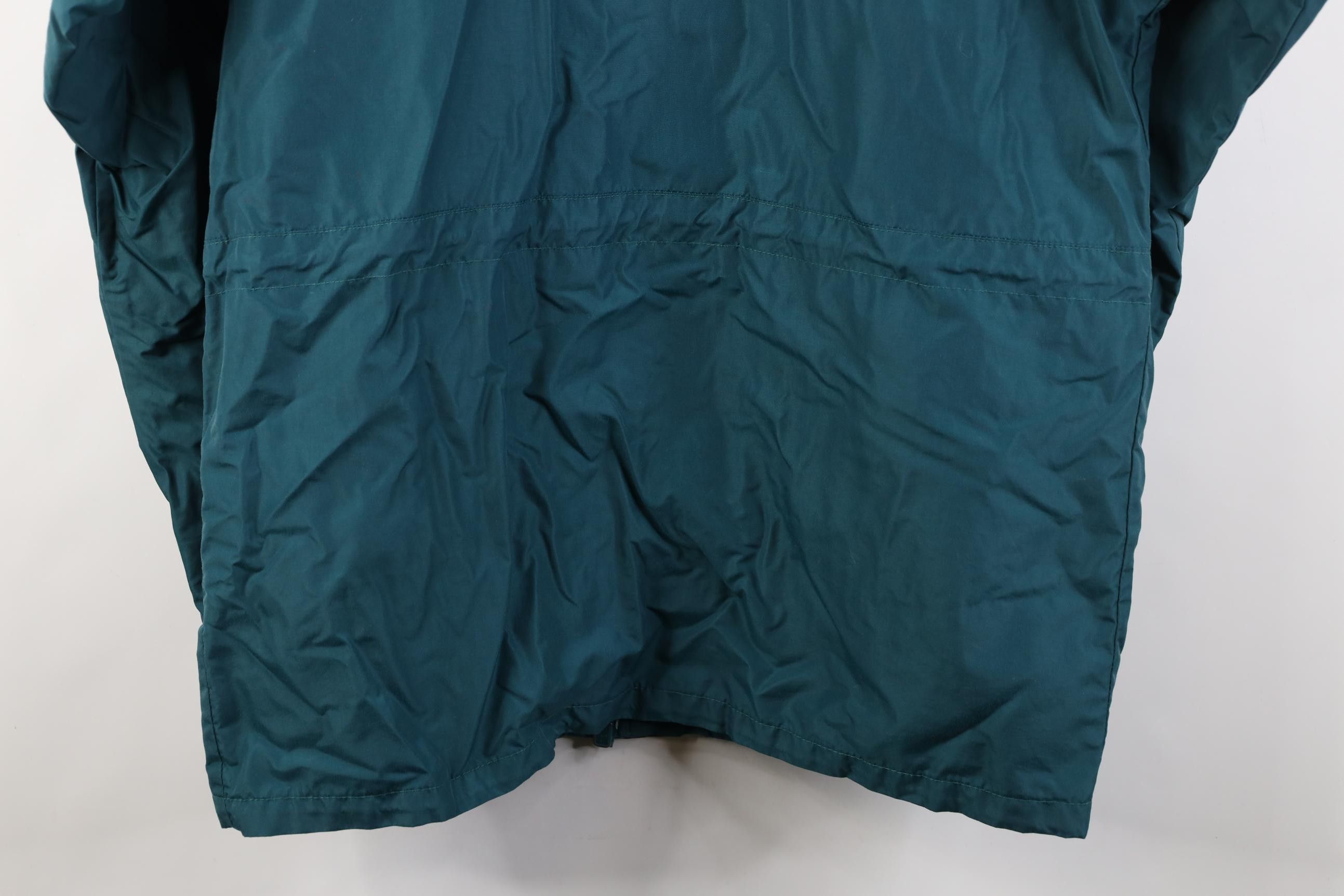 Columbia Vintage90s Columbia Hooded Rain Parka Jacket Coat Green Size US M / EU 48-50 / 2 - 17 Thumbnail