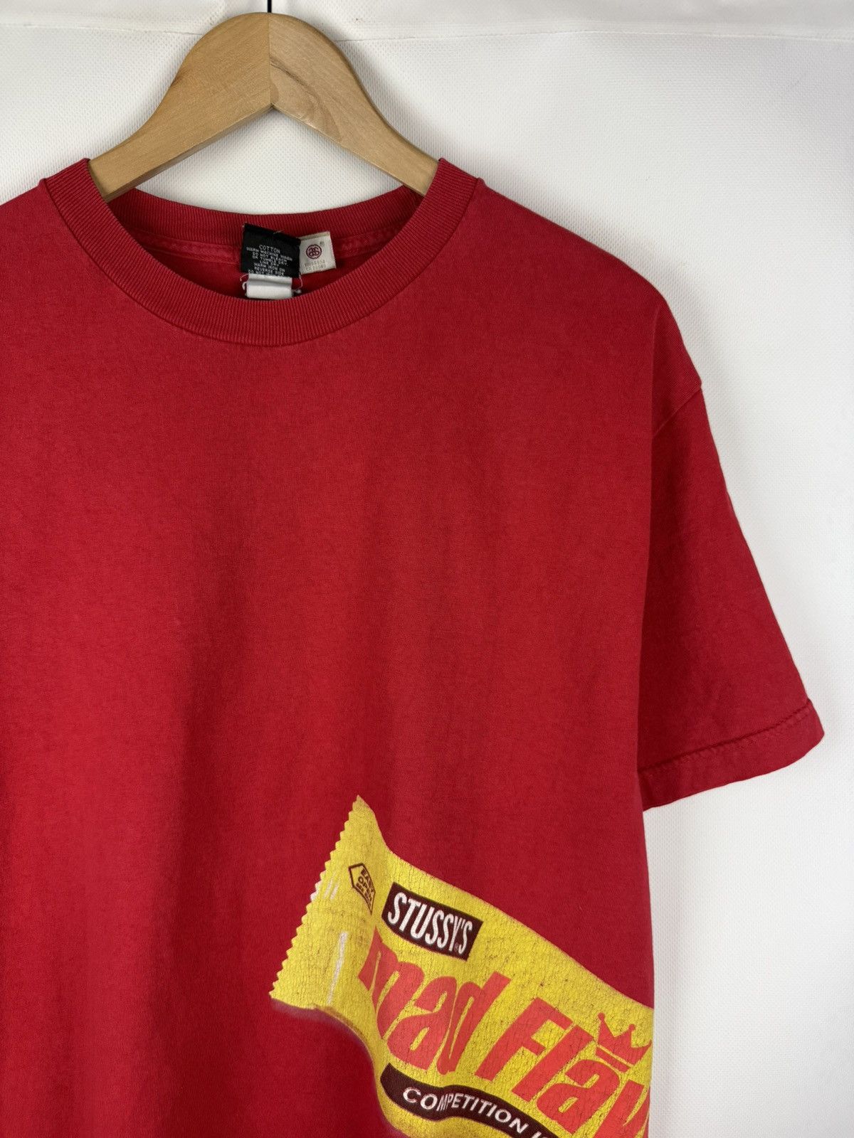 Stussy × Vintage Stussy Mad Flavor Vintage Y2K Men’s Big Logo T Shirt Size L Size US L / EU 52-54 / 3 - 5 Thumbnail