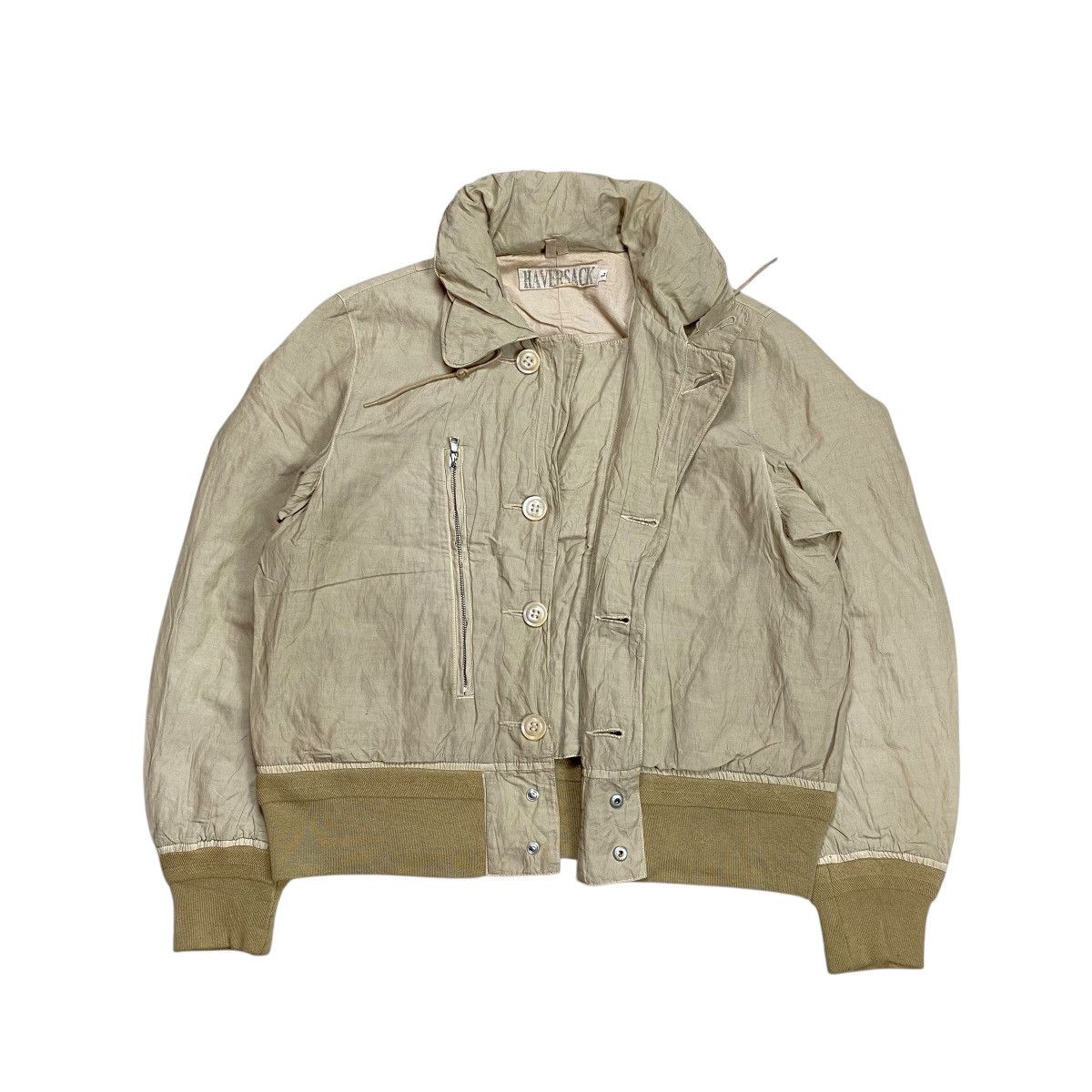 Haversack Vintage Haversack Hidden Hooded Bomber Jacket Size US M / EU 48-50 / 2 - 5 Thumbnail
