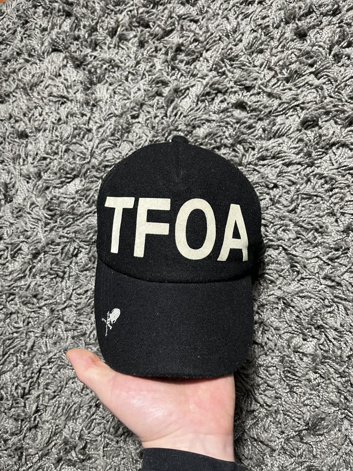 Japanese Brand ARCHIVE 00s Crows x Worst TFOA Skull Embroidered Trucker Hat Size ONE SIZE - 2 Thumbnail