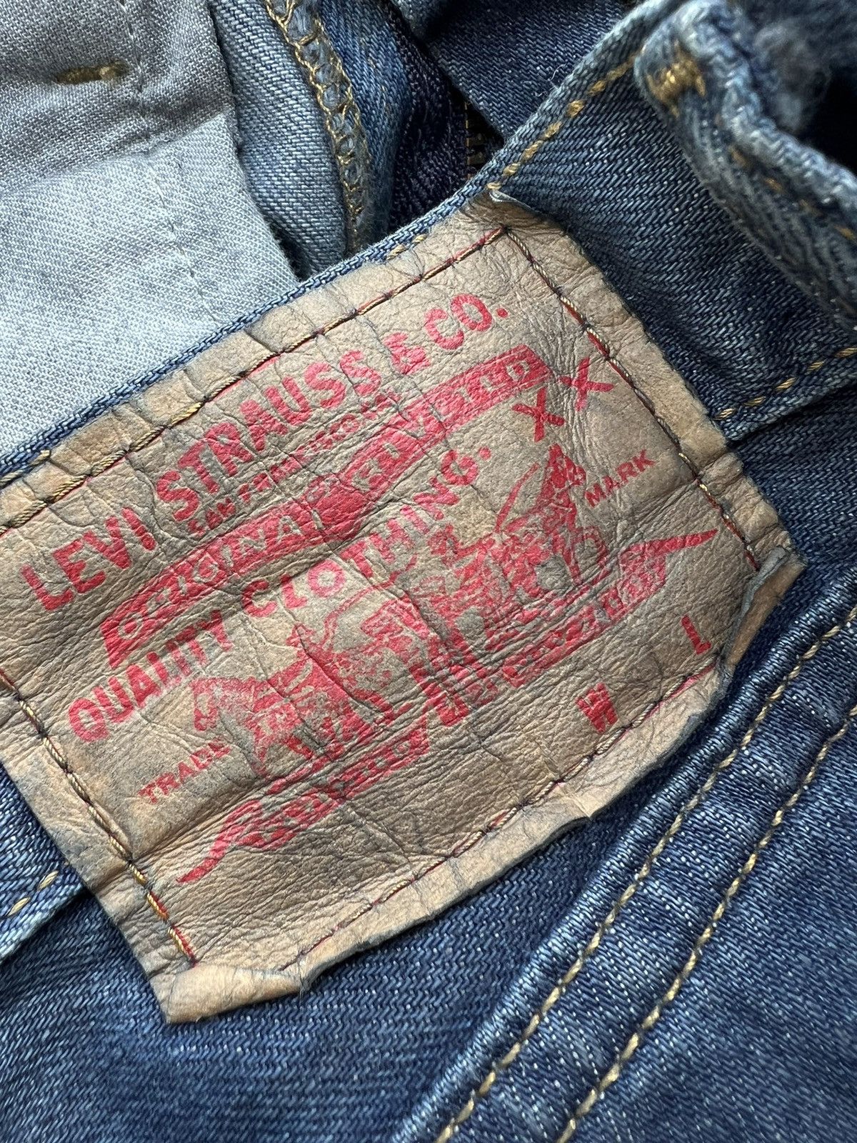 Levi's Vintage 2007 Levi’s 517 Bleached Waxed Denim Bootcut Jeans Size US 30 / EU 46 - 21 Thumbnail