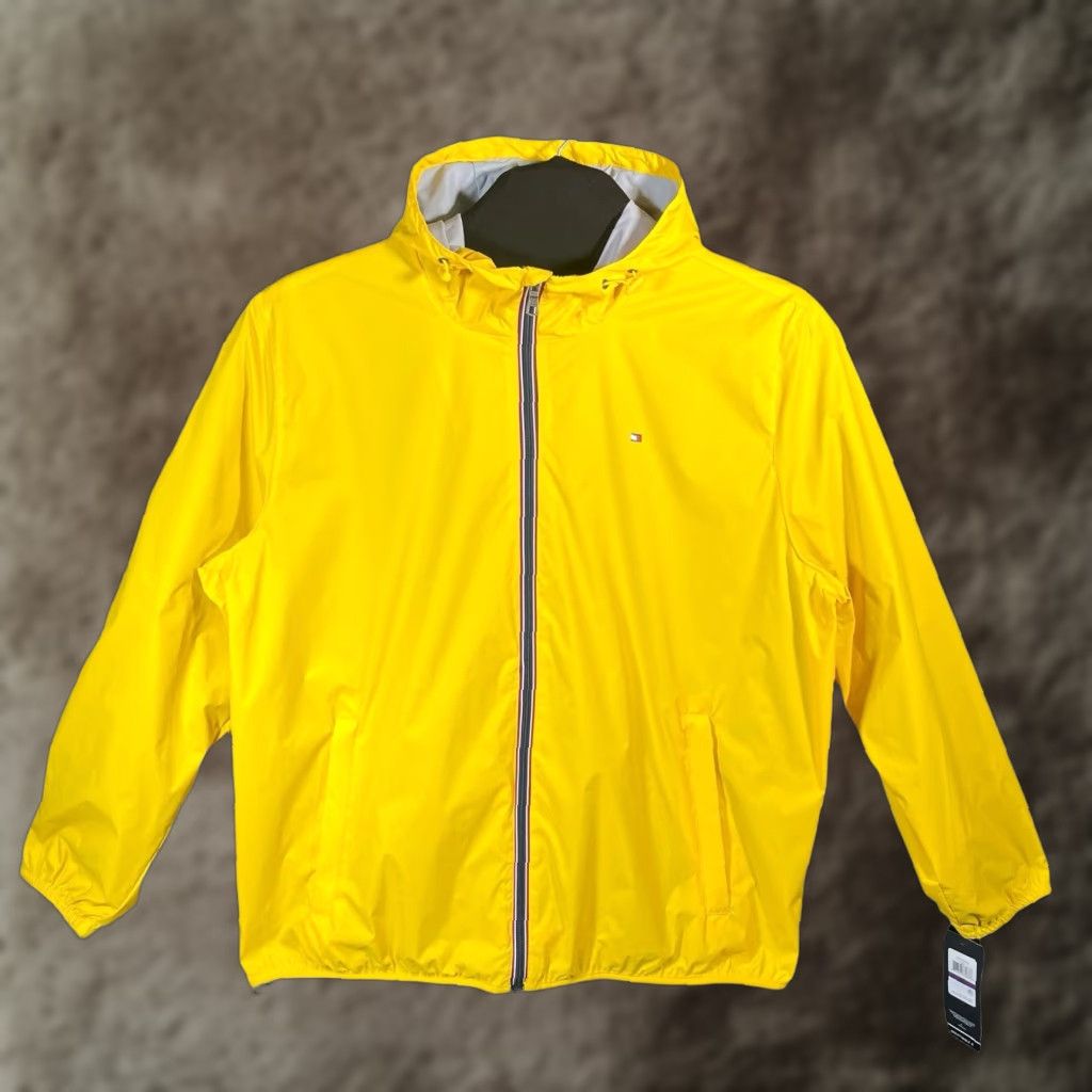 Tommy Hilfiger Tommy Hilfiger Men's Rain Jacket XXL Yellow Water-Wind Resistant Breathable Jacket Size US XXL / EU 58 / 5 - 1 Thumbnail
