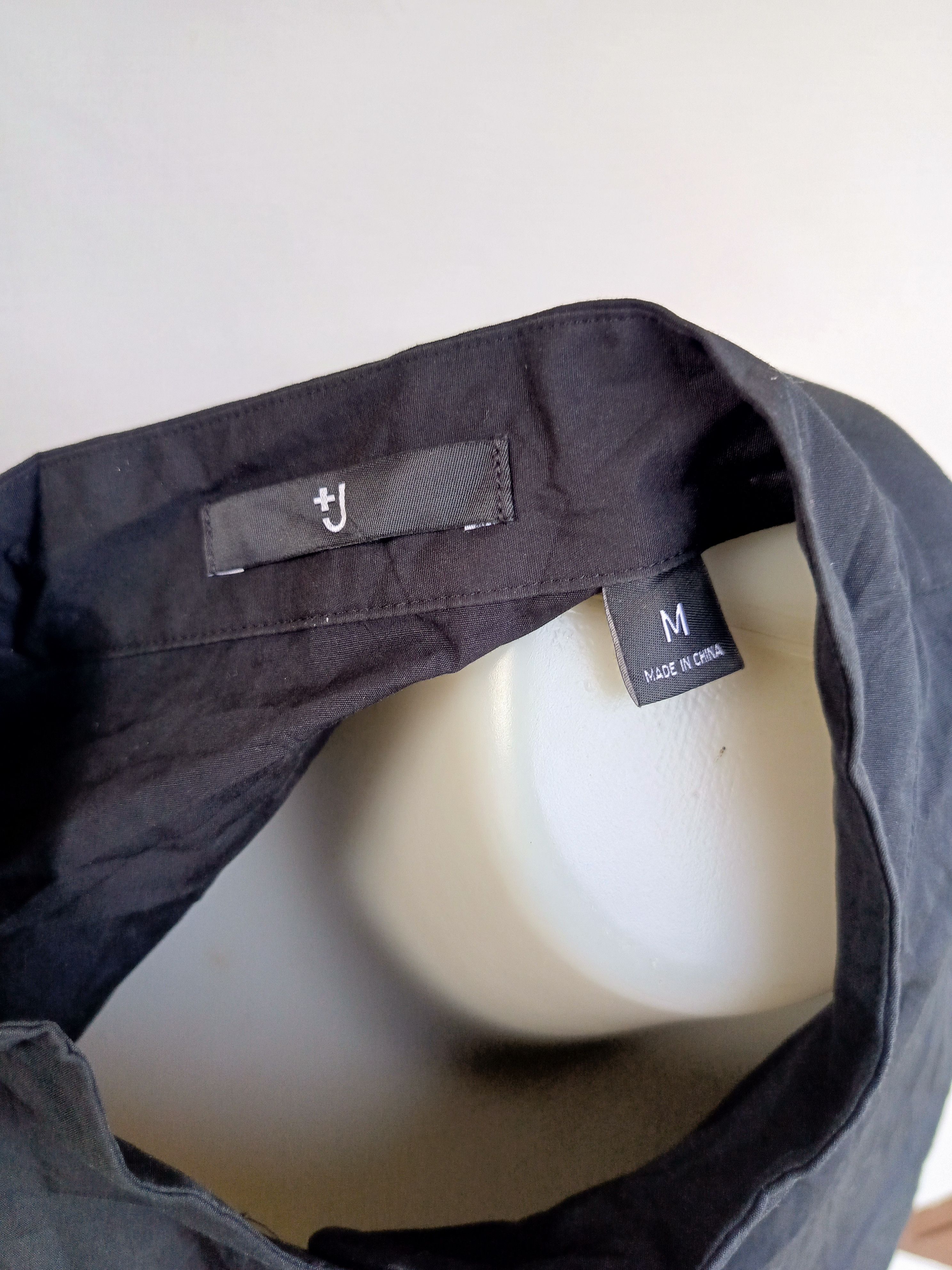 Japanese Brand +J uniqlo Black Oversized Blouse Japanese Avant garde Size M / US 6-8 / IT 42-44 - 6 Thumbnail