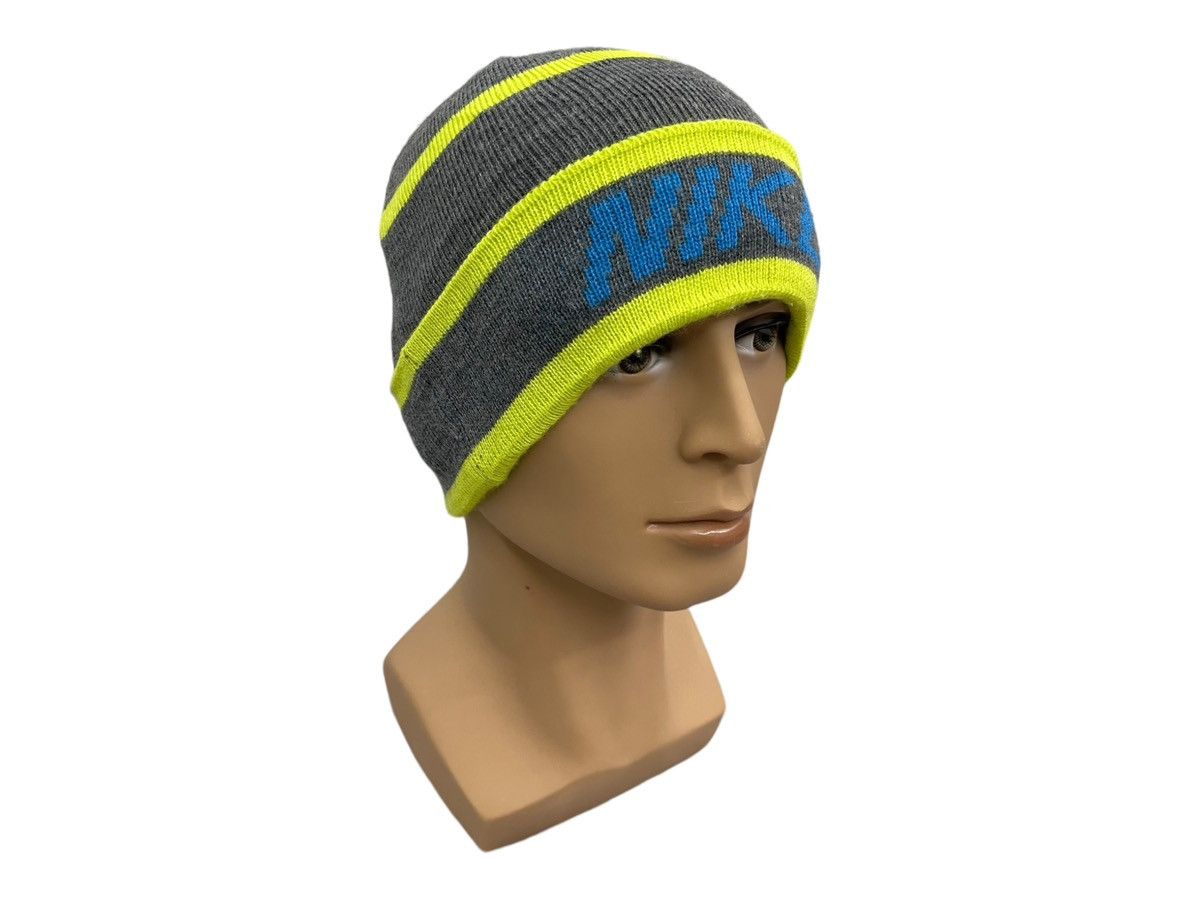 Nike Nike Spellout Stripes Beanie Hats Size ONE SIZE - 2 Thumbnail