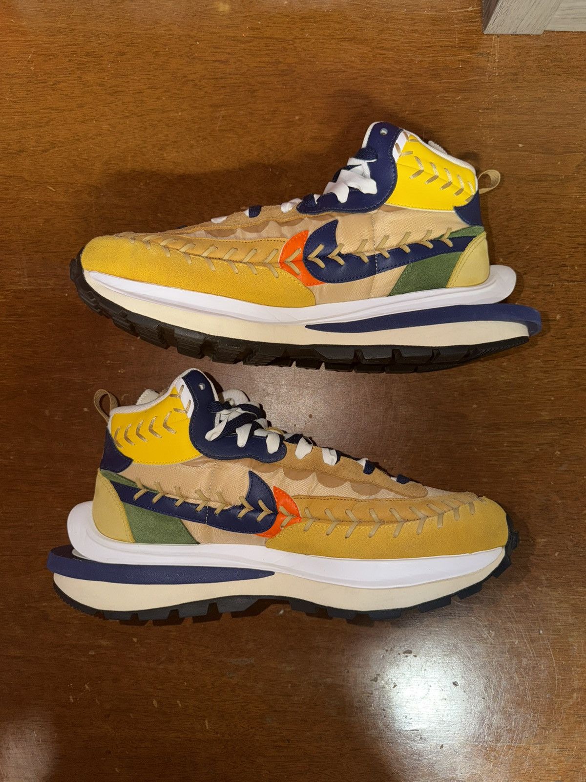 Nike × Sacai Nike Sacai X Jean Paul Gaultier X VaporWaffle Sesame size 12 Size US 12 / EU 45 - 2 Thumbnail