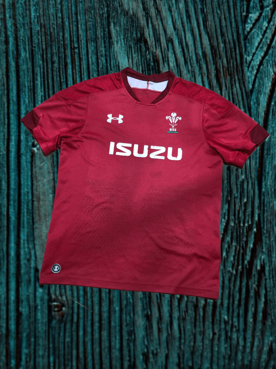 Under Armour SHIRT WRU RUGBY JERSEY RED RARE UNDER ARMOUR Size US XL / EU 56 / 4 - 1 Thumbnail