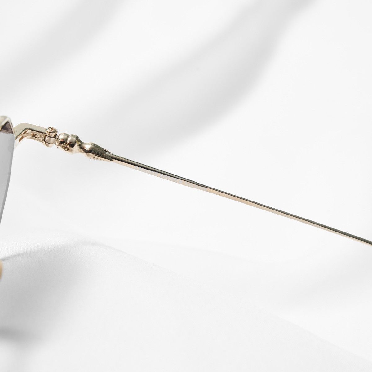 Chrome Hearts CHROME HEARTS EVACULATION MATTE BLACK/GOLD PLATED SUNGLASSES Size ONE SIZE - 4 Thumbnail