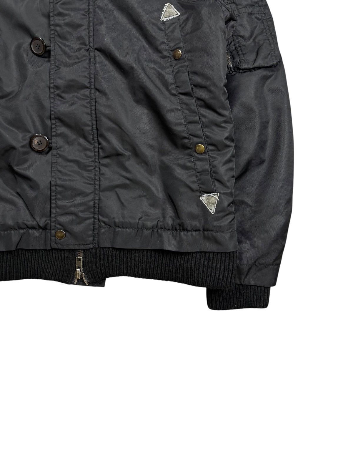 14th Addiction 2000s Buffalo Bobs - Trim Fur Extreme Bomber Jacket Size US M / EU 48-50 / 2 - 11 Thumbnail