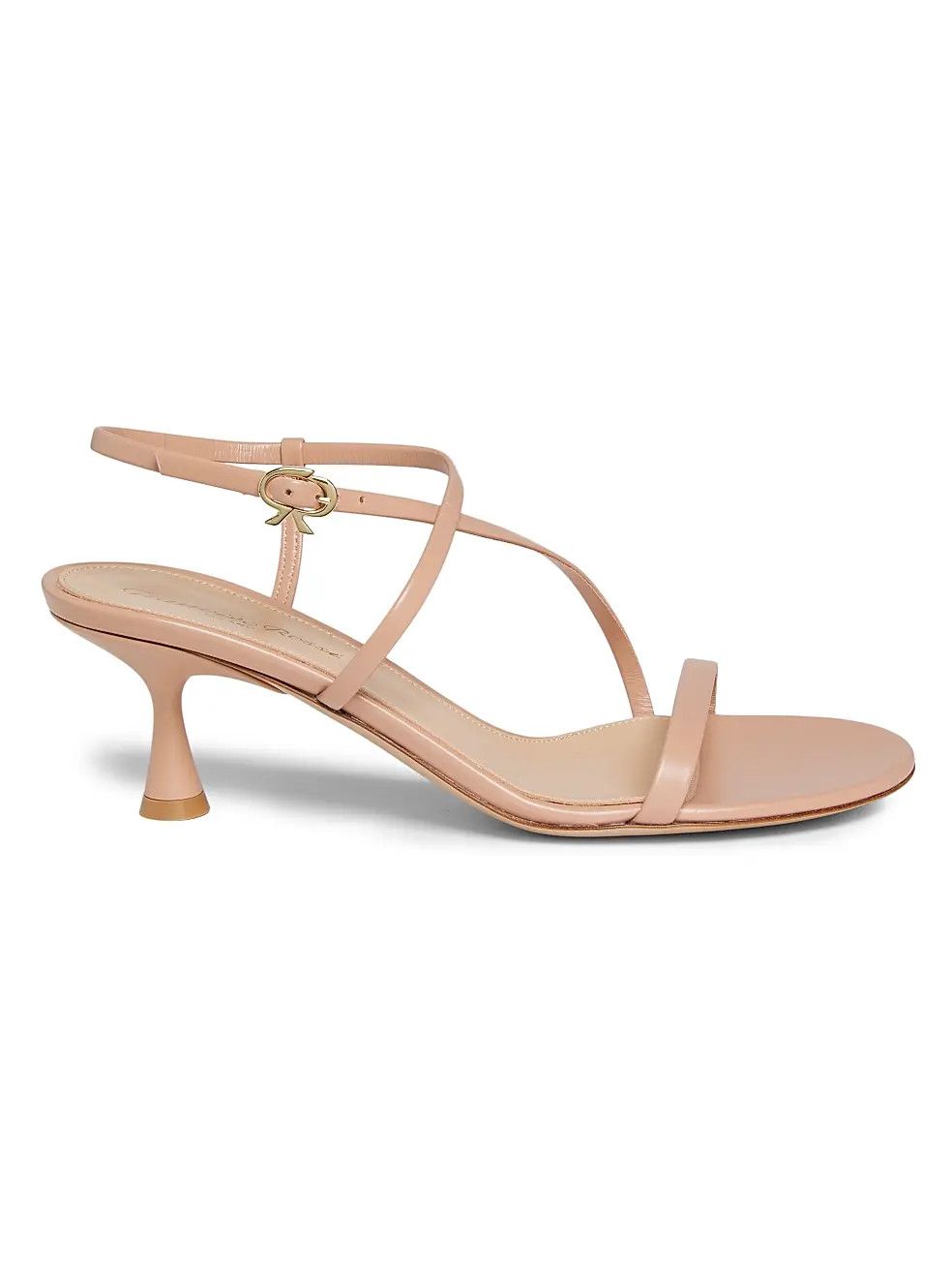 Gianvito Rossi os11x1225 Vitello Glove 55M Sandals in Peach Size US 8.5 / IT 38.5 - 1 Thumbnail