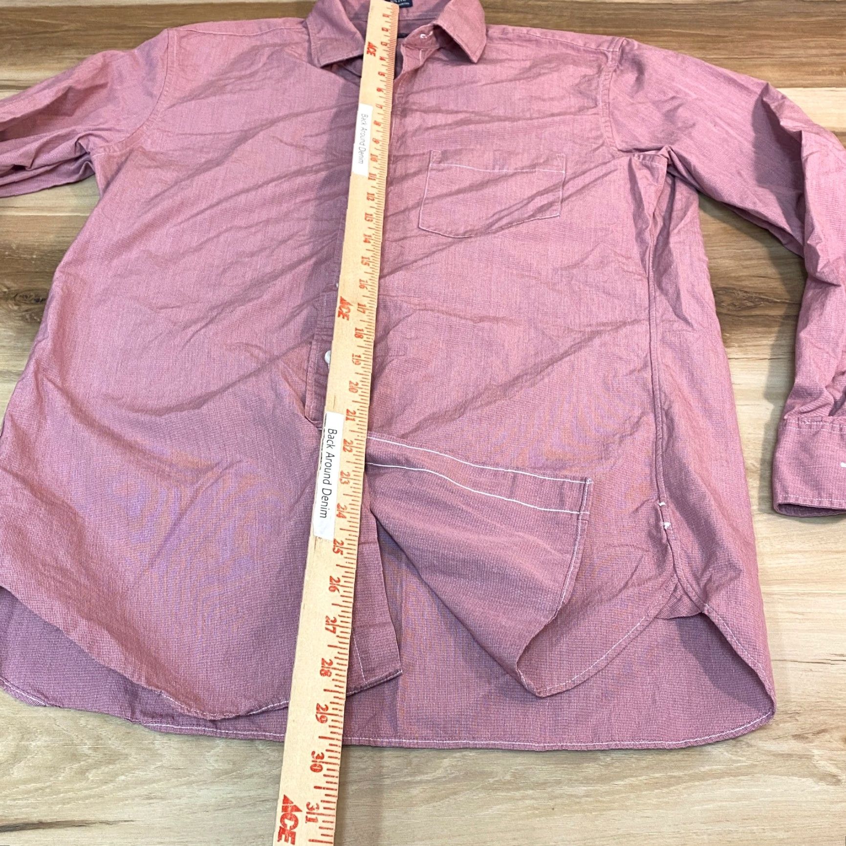 J.Crew J Crew Thompson Shirt Mens Medium 15.5 Red Cotton Twill Button Up 80s 2 Ply Size US M / EU 48-50 / 2 - 4 Thumbnail