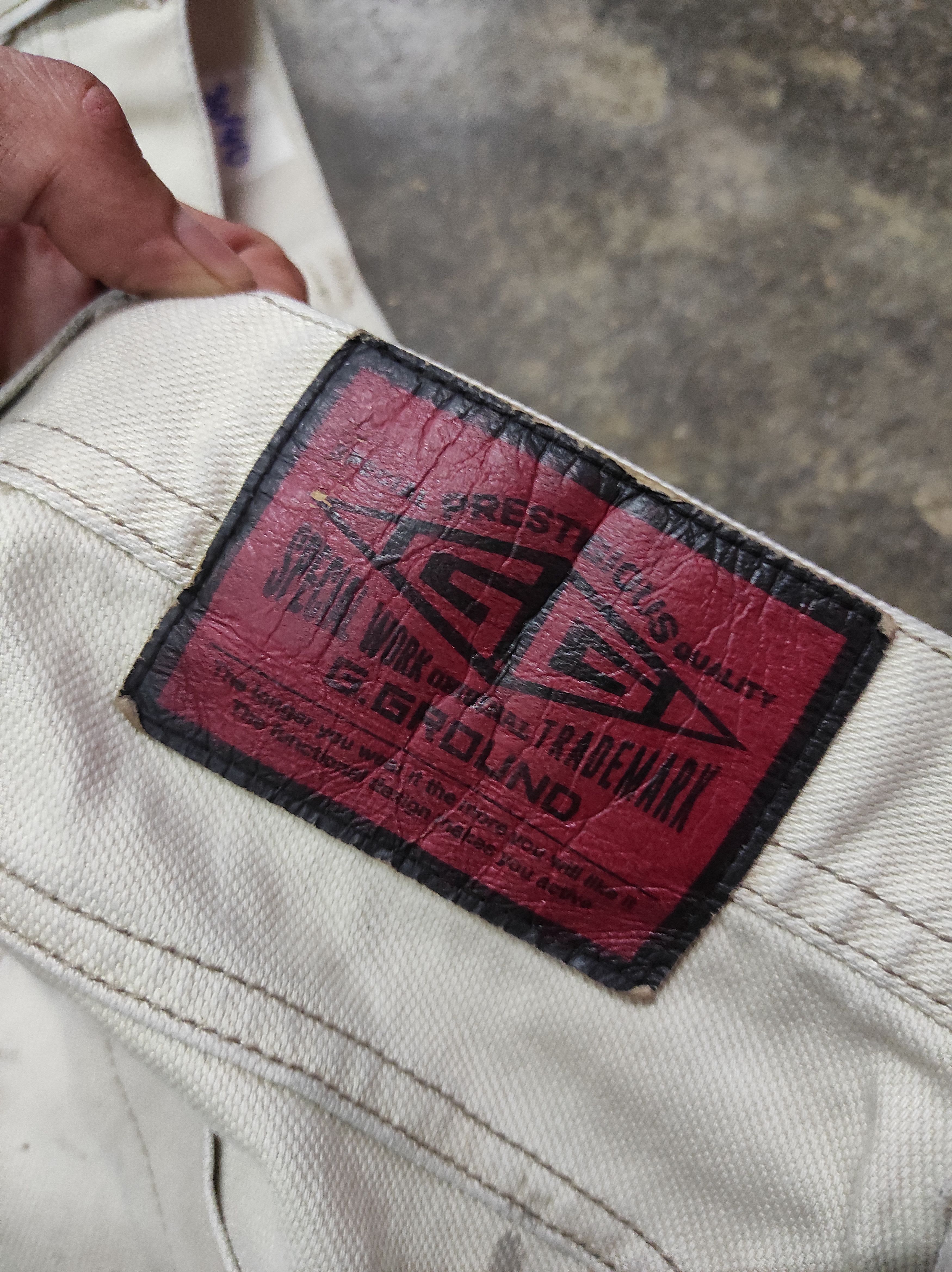 Japanese Brand G . GROUND TACTICAL CARGO POCKET DENIM JEANS DISTRESSED Size US 30 / EU 46 - 9 Thumbnail