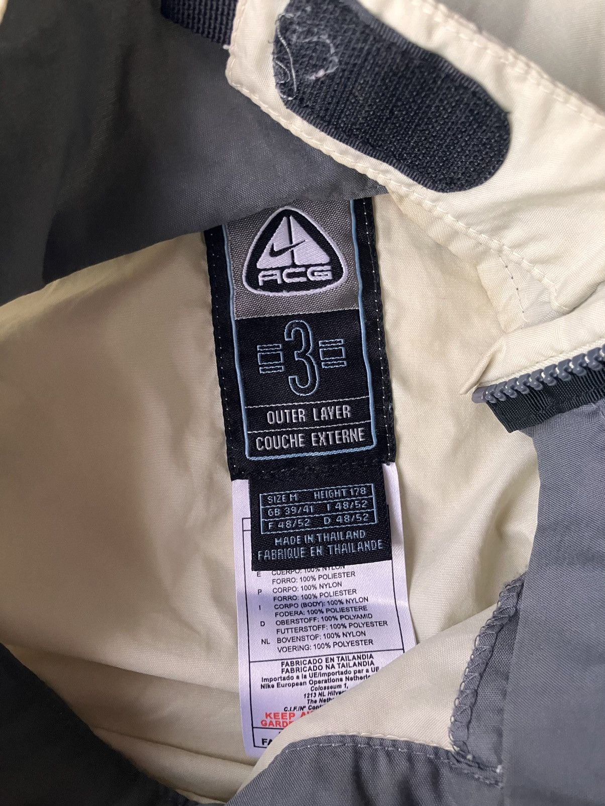 Nike Vintage 2000s Nike ACG Asymmetric Kayak Technical Jacket Size US M / EU 48-50 / 2 - 5 Thumbnail